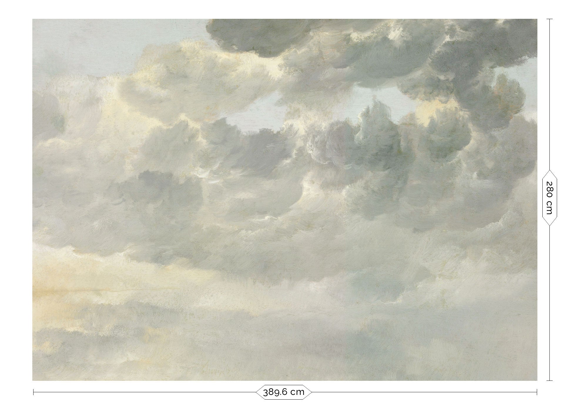 KEK Amsterdam Golden Age Clouds WP-230 - 8 Sheets Behang