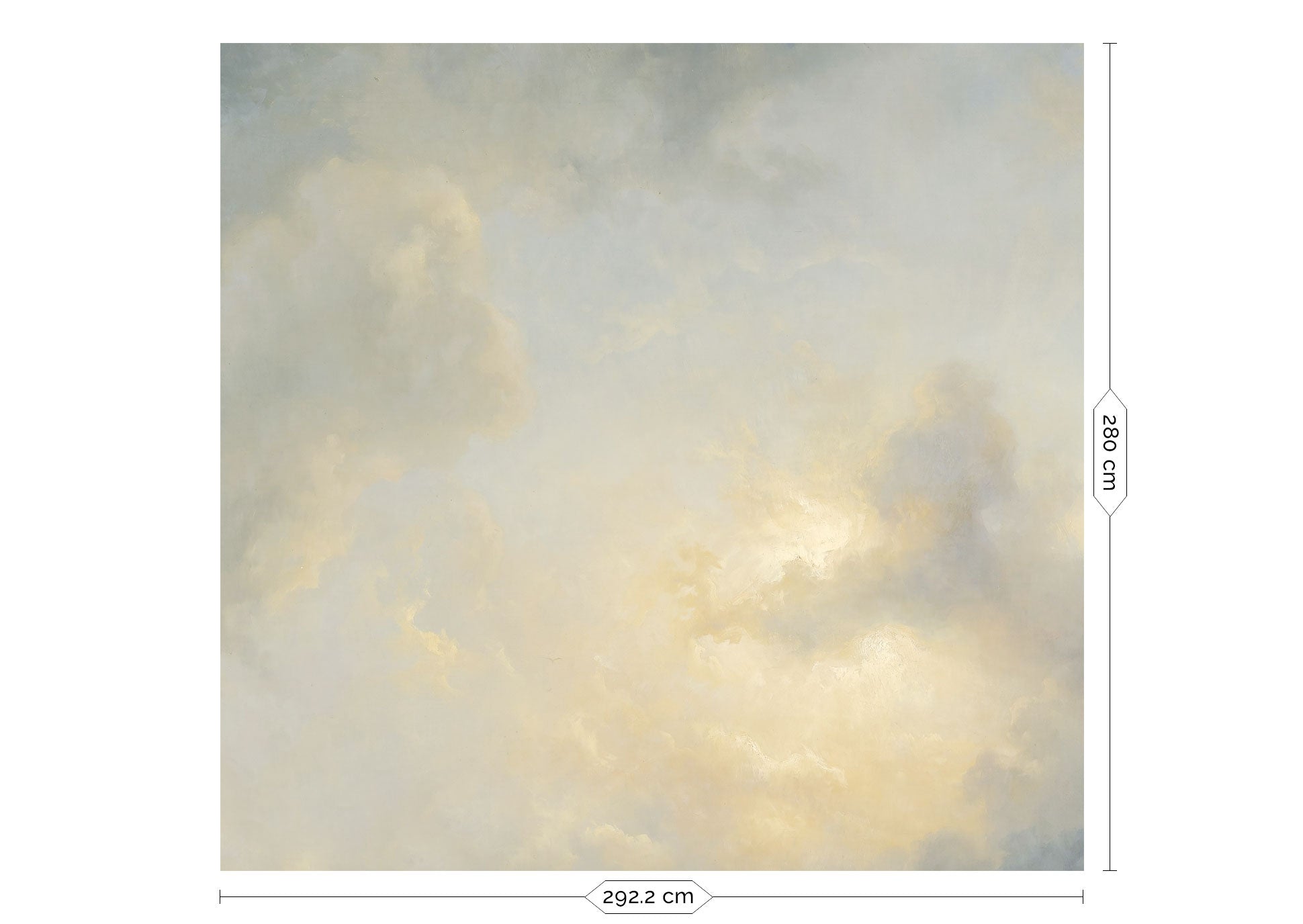 KEK Amsterdam Golden Age Clouds WP-395 - 6 Sheets Behang