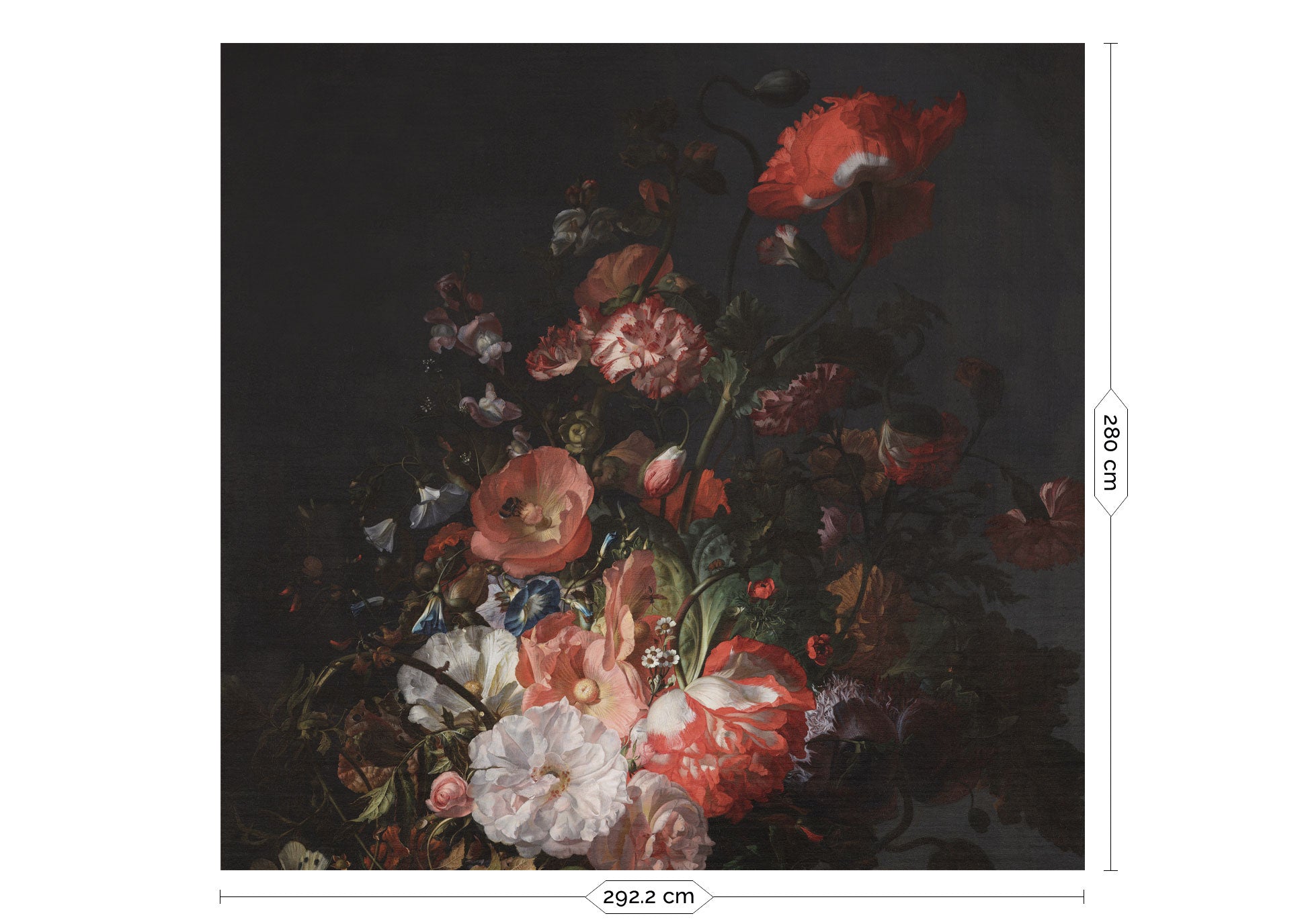 KEK Amsterdam Golden Age Flowers WP-789 - 6 Sheets Behang