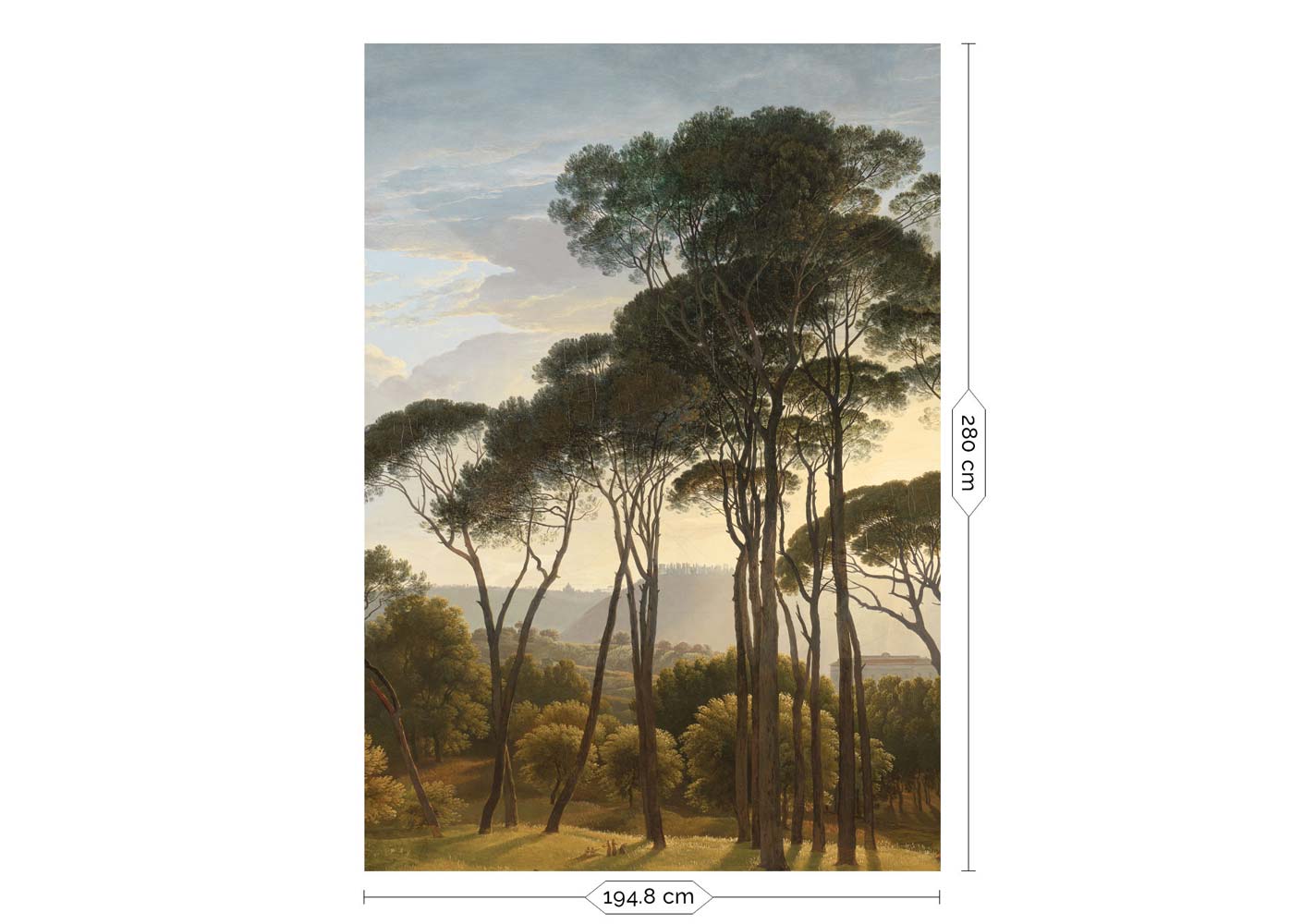 KEK Amsterdam Golden Age Landscapes WP-380 - 4 Sheets Behang