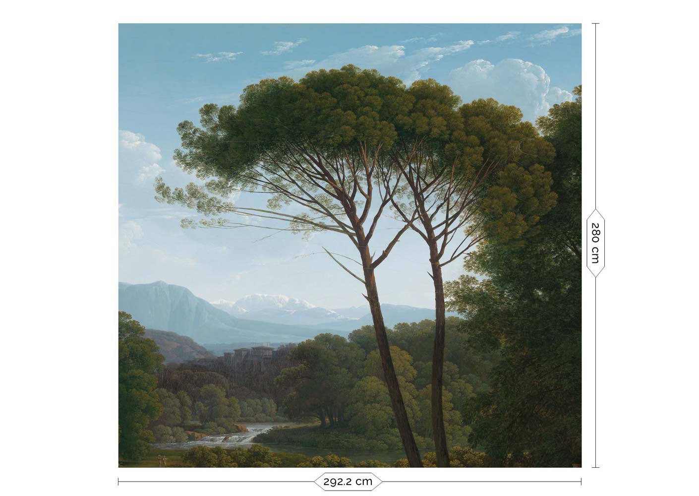 KEK Amsterdam Golden Age Landscapes WP-385 - 6 Sheets Behang