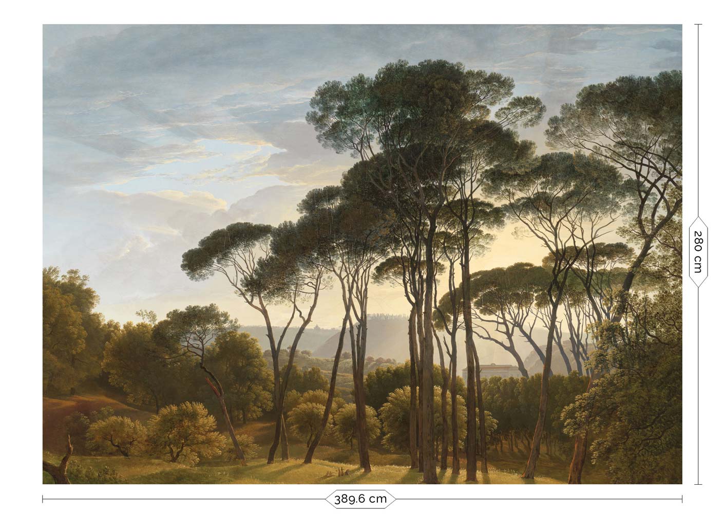 KEK Amsterdam Golden Age Landscapes WP-388 - 8 Sheets Behang