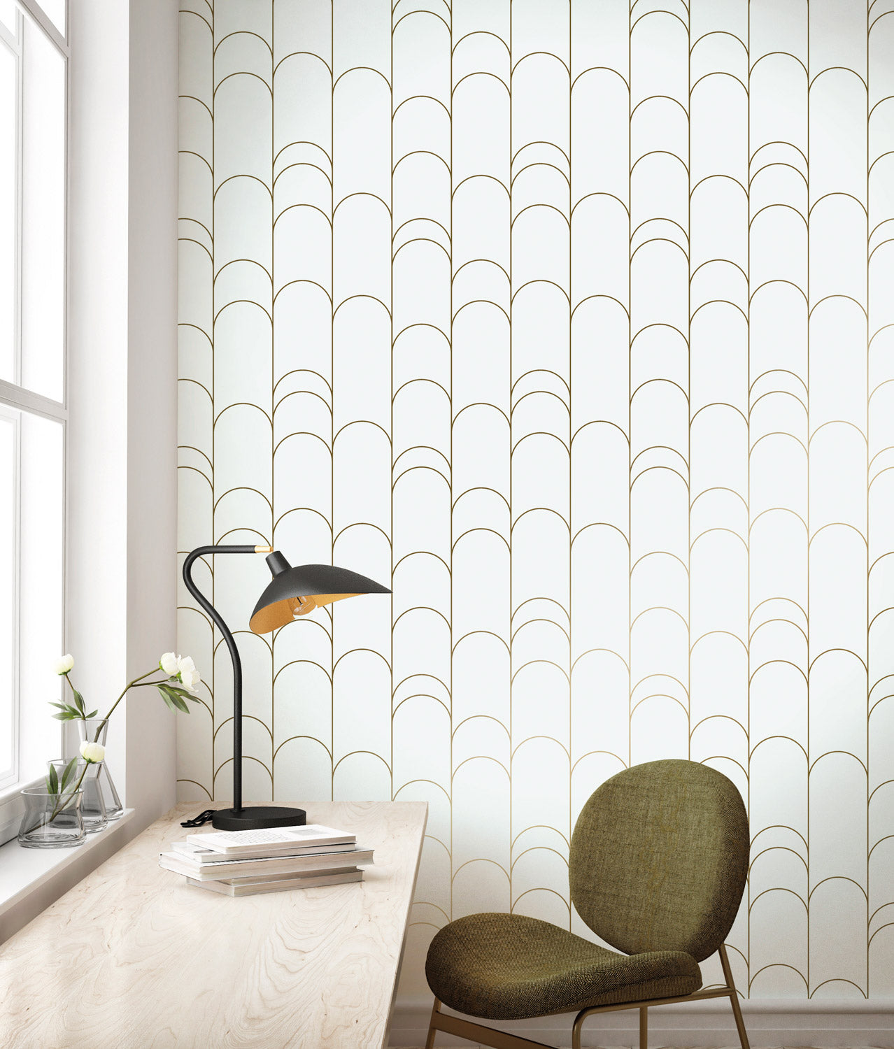 KEK Amsterdam Golden Lines MW-067 Behang