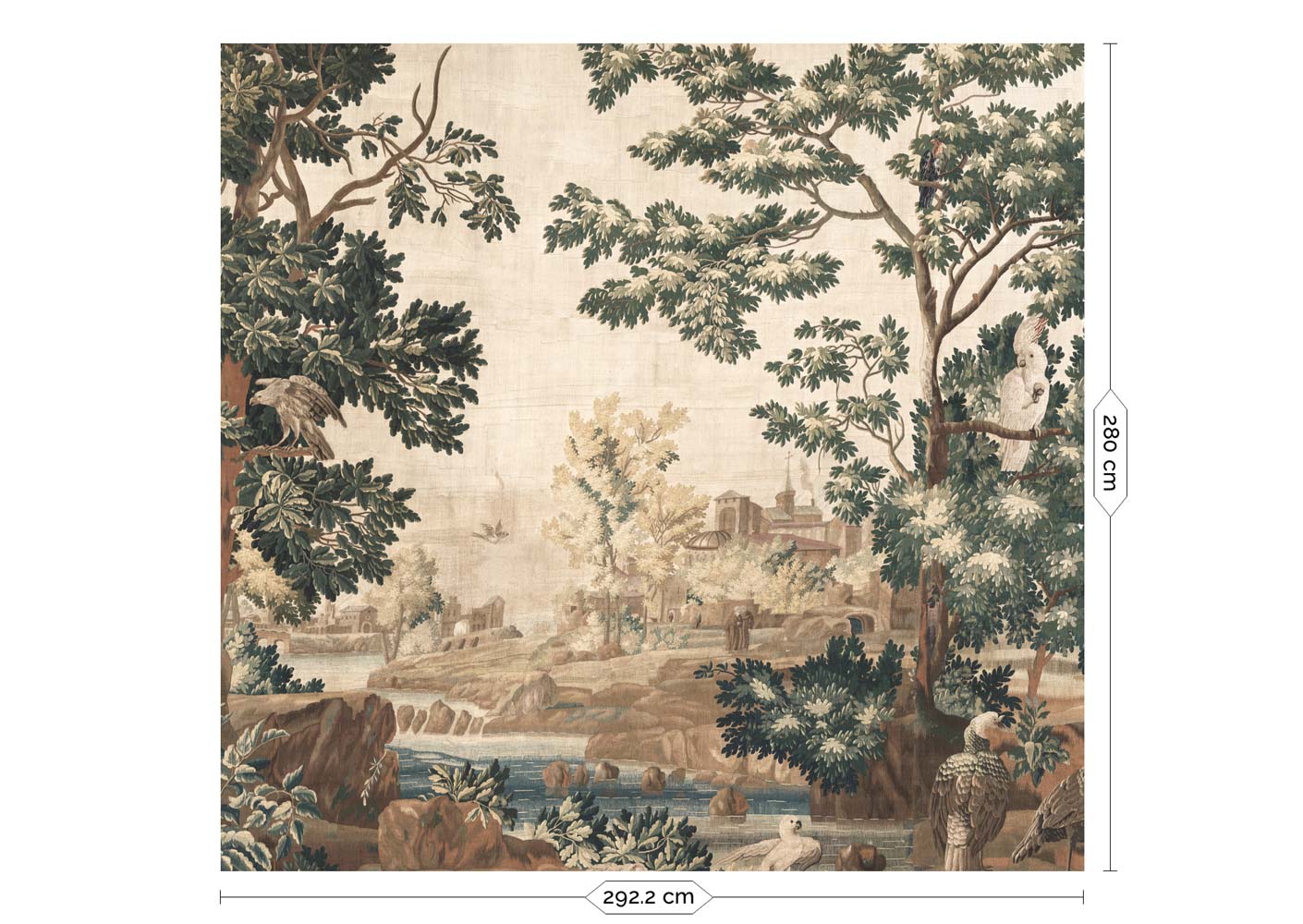 KEK Amsterdam Landscape Tapestries WP-783-R - 6 Sheets Behang