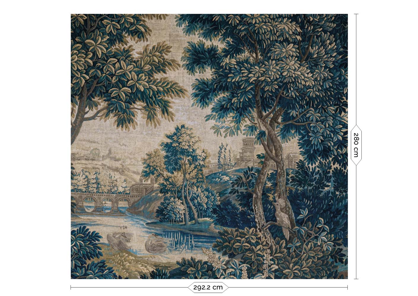KEK Amsterdam Landscape Tapestries WP-798-R - 6 Sheets Behang