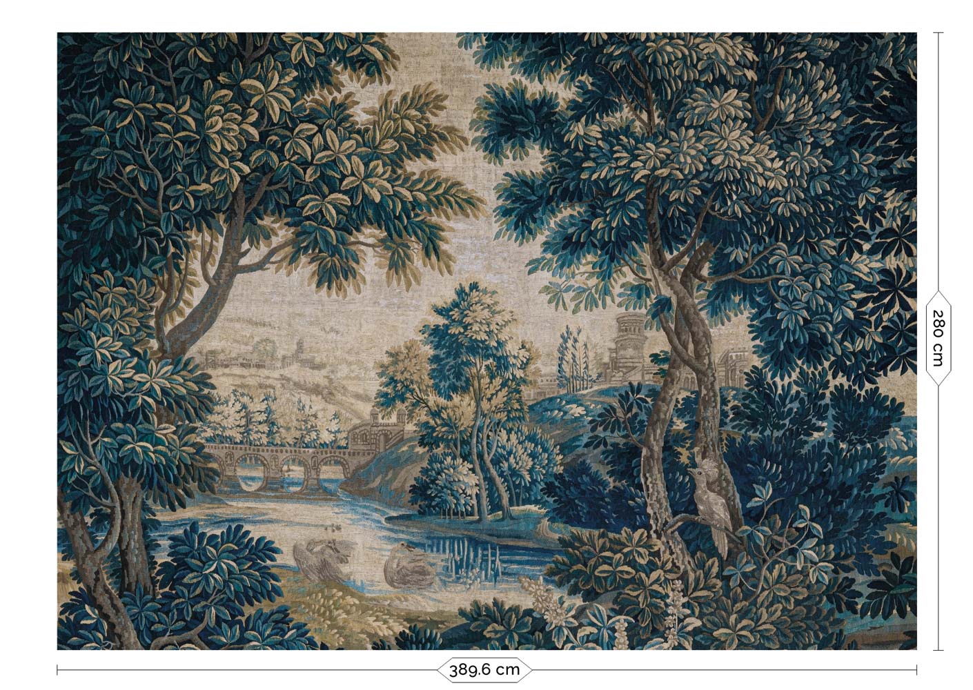 KEK Amsterdam Landscape Tapestries WP-799-R - 8 Sheets Behang