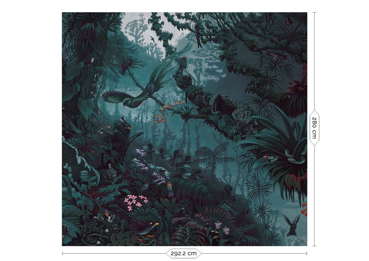 KEK Amsterdam Tropical Landscapes WP-712 - 6 Sheets Behang