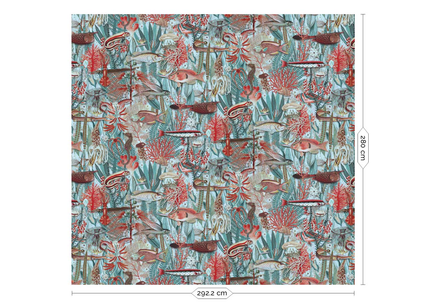 KEK Amsterdam Underwater Jungle WP-693 - 6 Sheets Behang