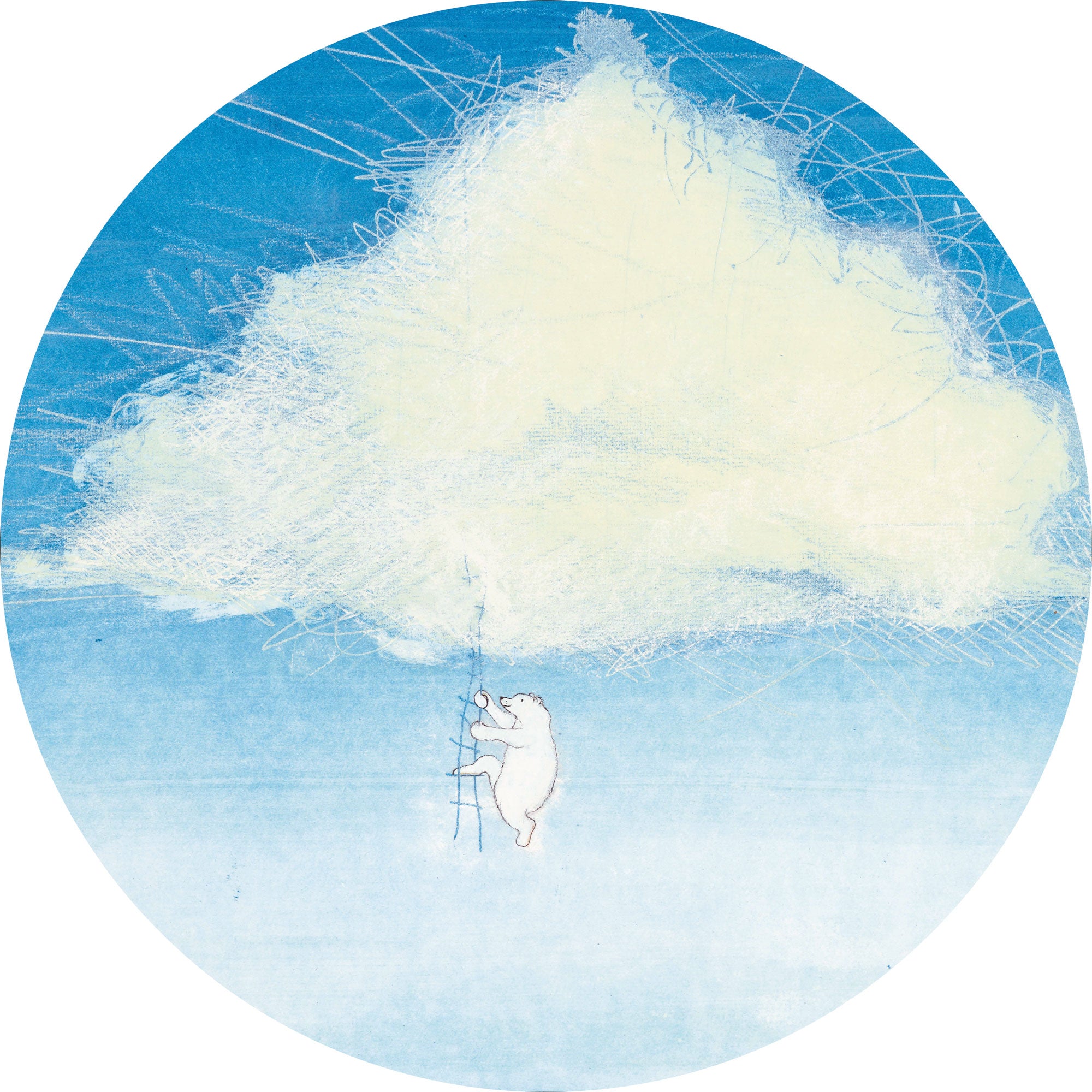 KEK Amsterdam Wallpaper Circle Climbing the Clouds CK-043 Behangcirkel