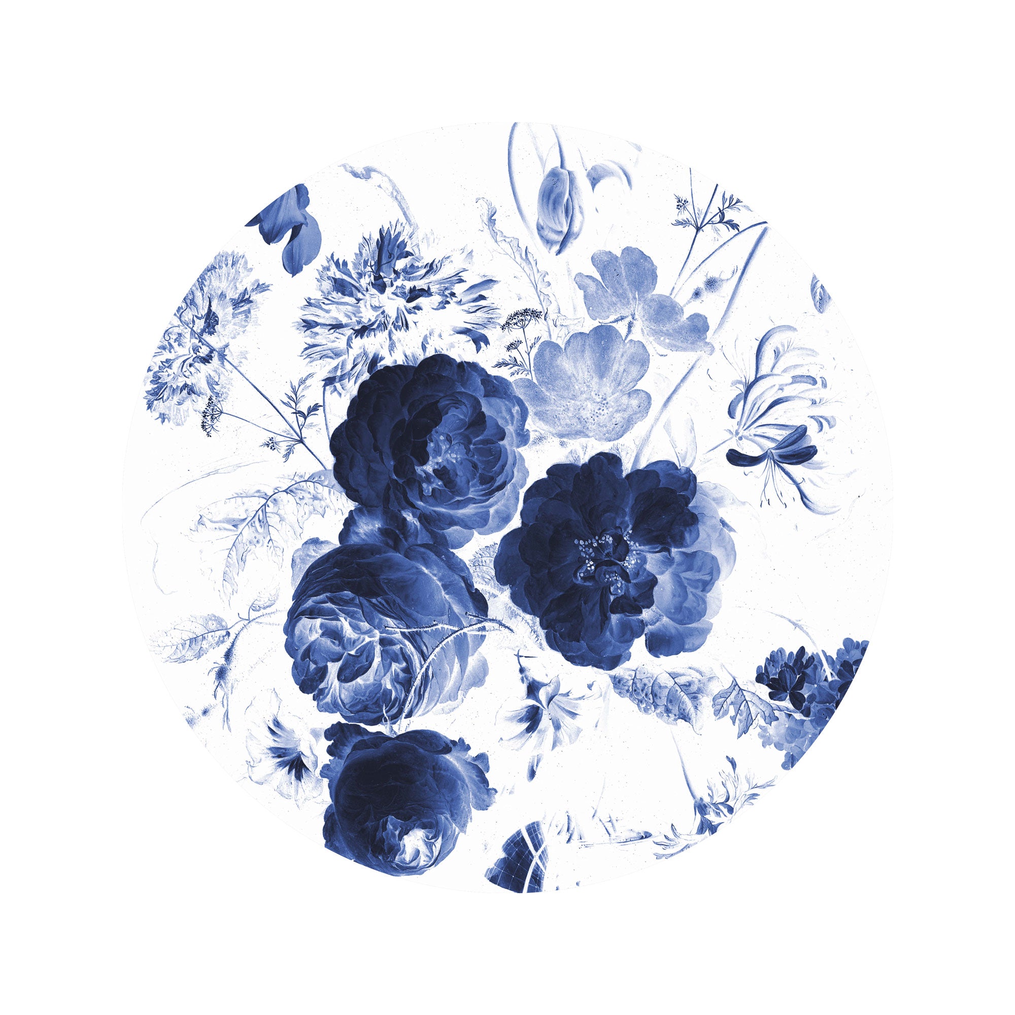 KEK Amsterdam Wallpaper Circle Flowers SC-001 Behangcirkel