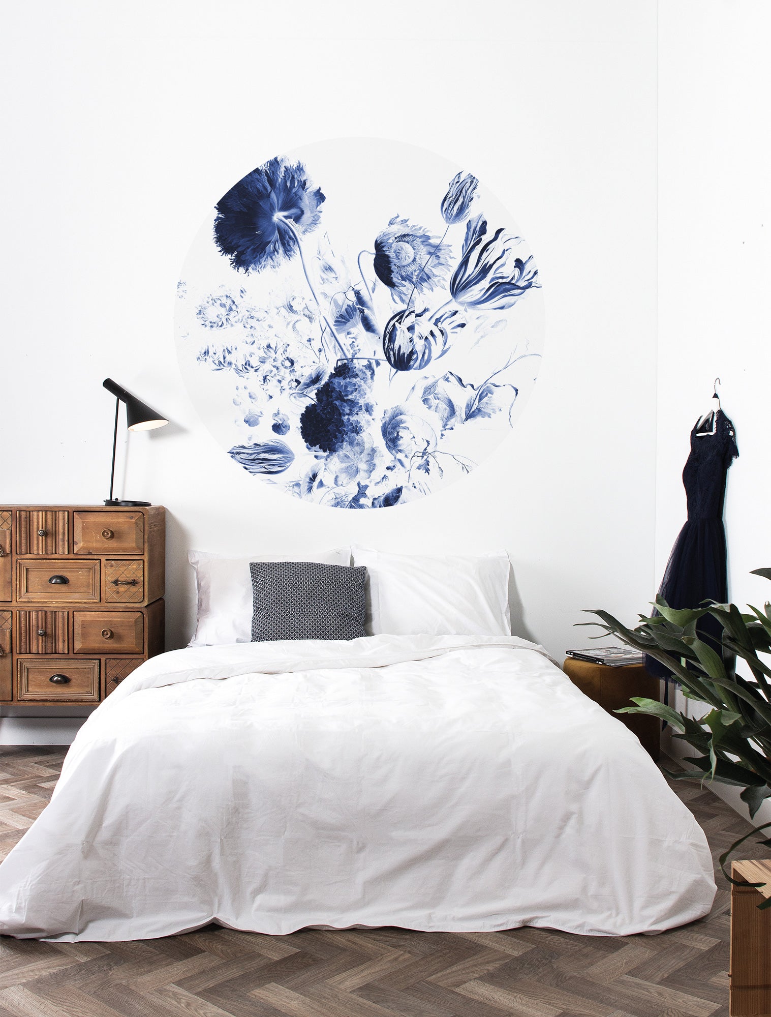 KEK Amsterdam Wallpaper Circle Flowers SC-002 Behangcirkel