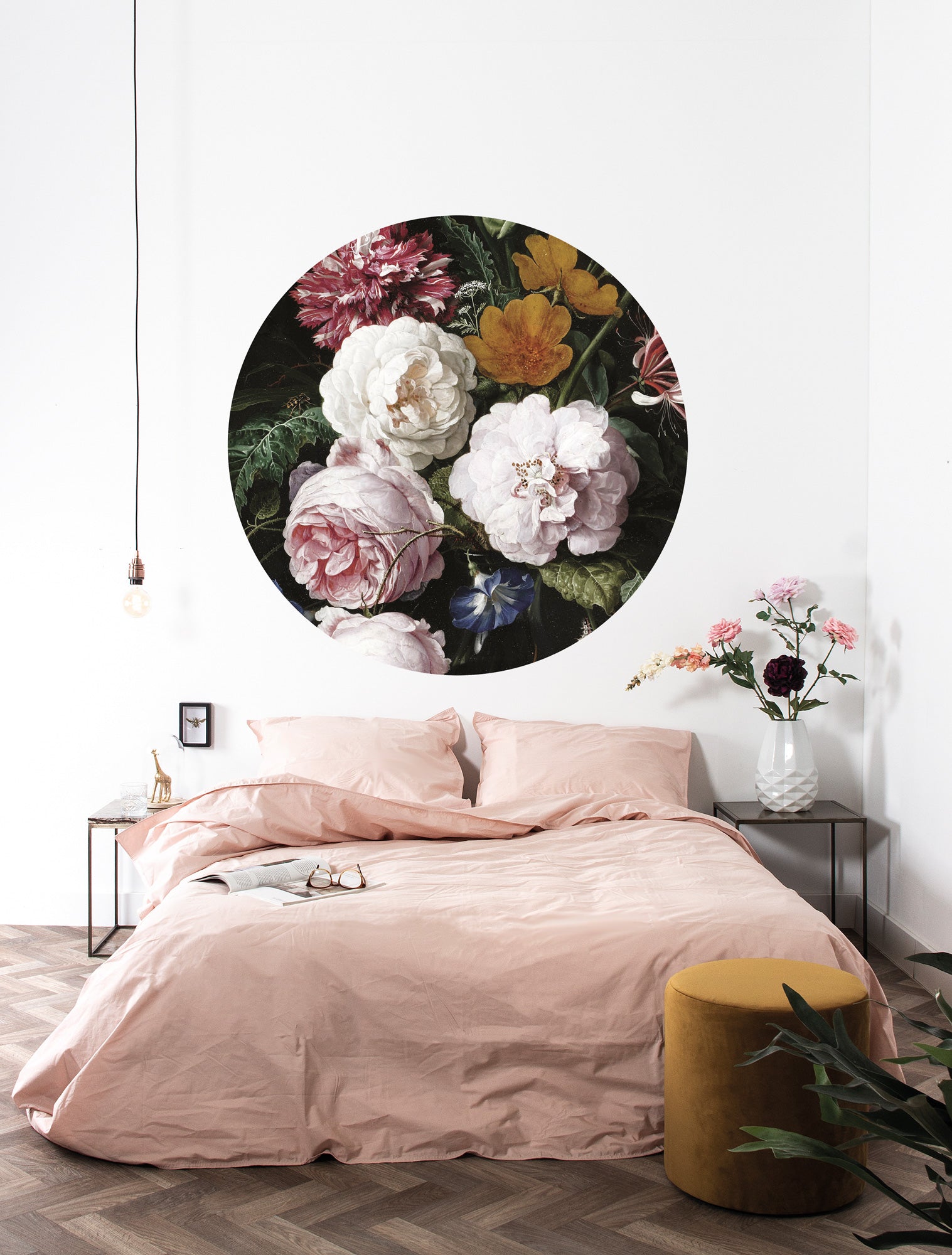 KEK Amsterdam Wallpaper Circle Golden Age Flowers SC-012 Behangcirkel