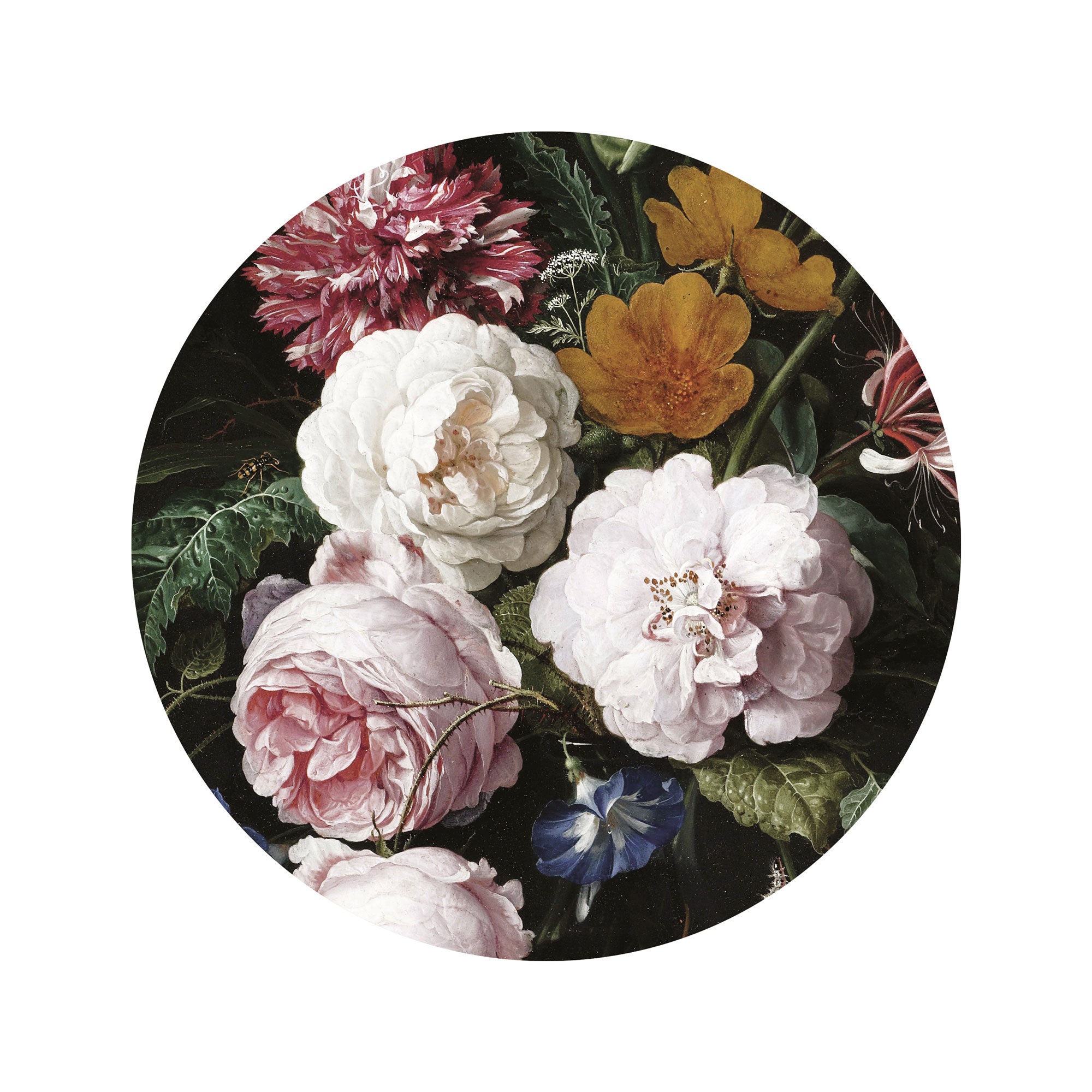 KEK Amsterdam Wallpaper Circle Golden Age Flowers SC-012 Behangcirkel