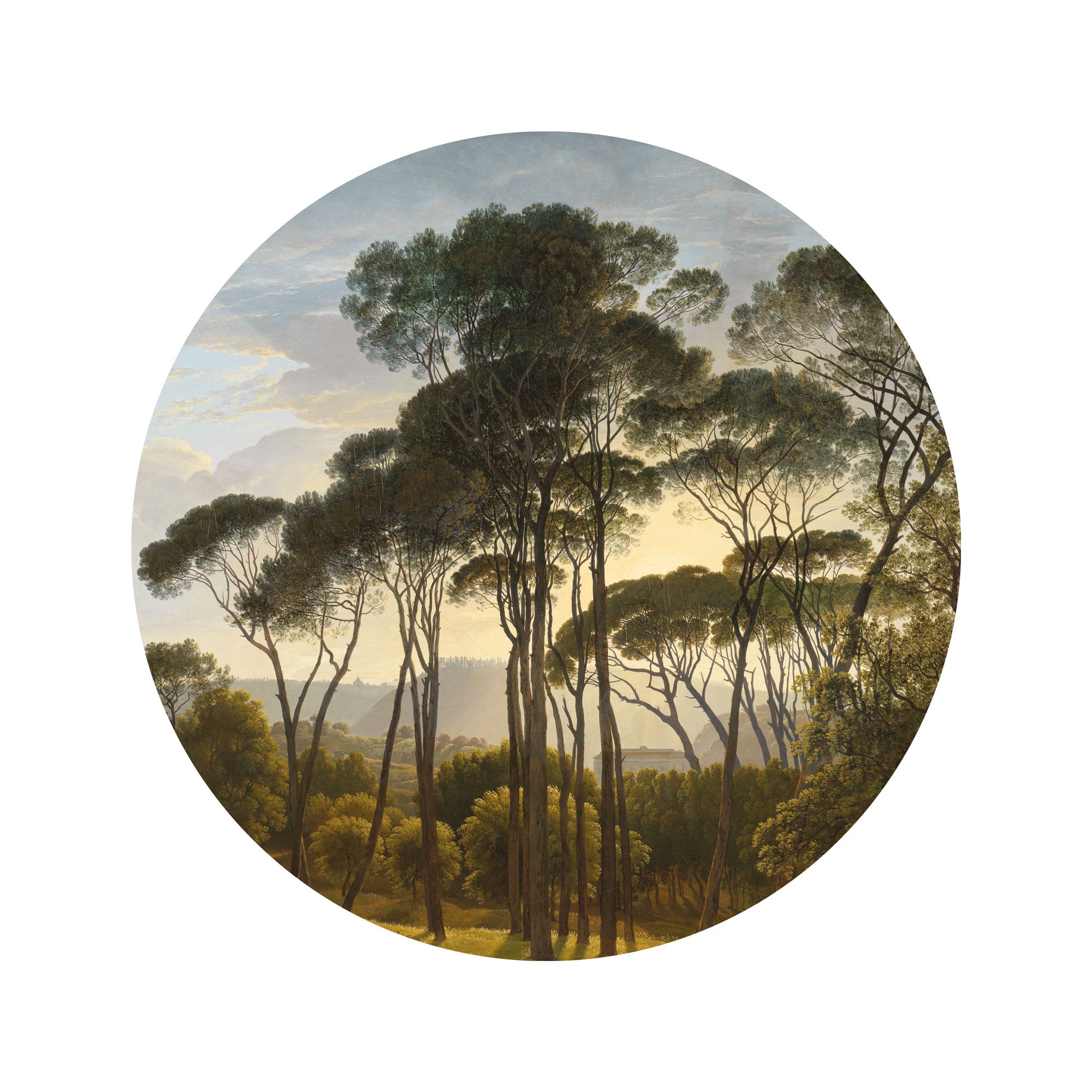 KEK Amsterdam Wallpaper Circle Golden Age Landscape SC-011 Behangcirkel