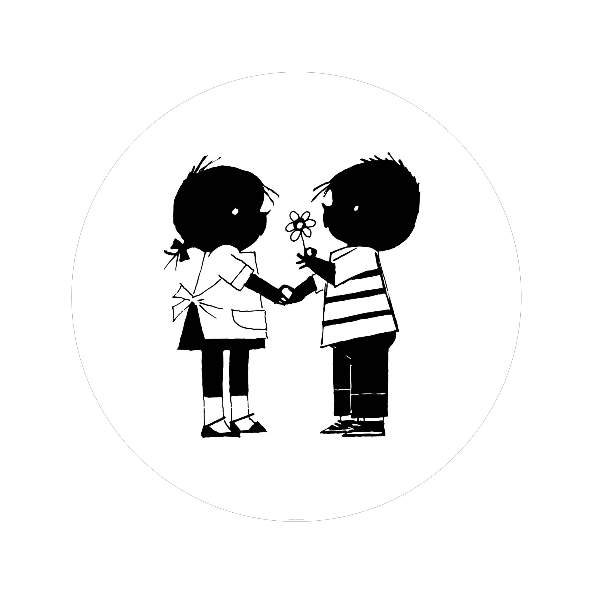 KEK Amsterdam Wallpaper Circle Jip & Janneke, Flower SC-084 Behangcirkel