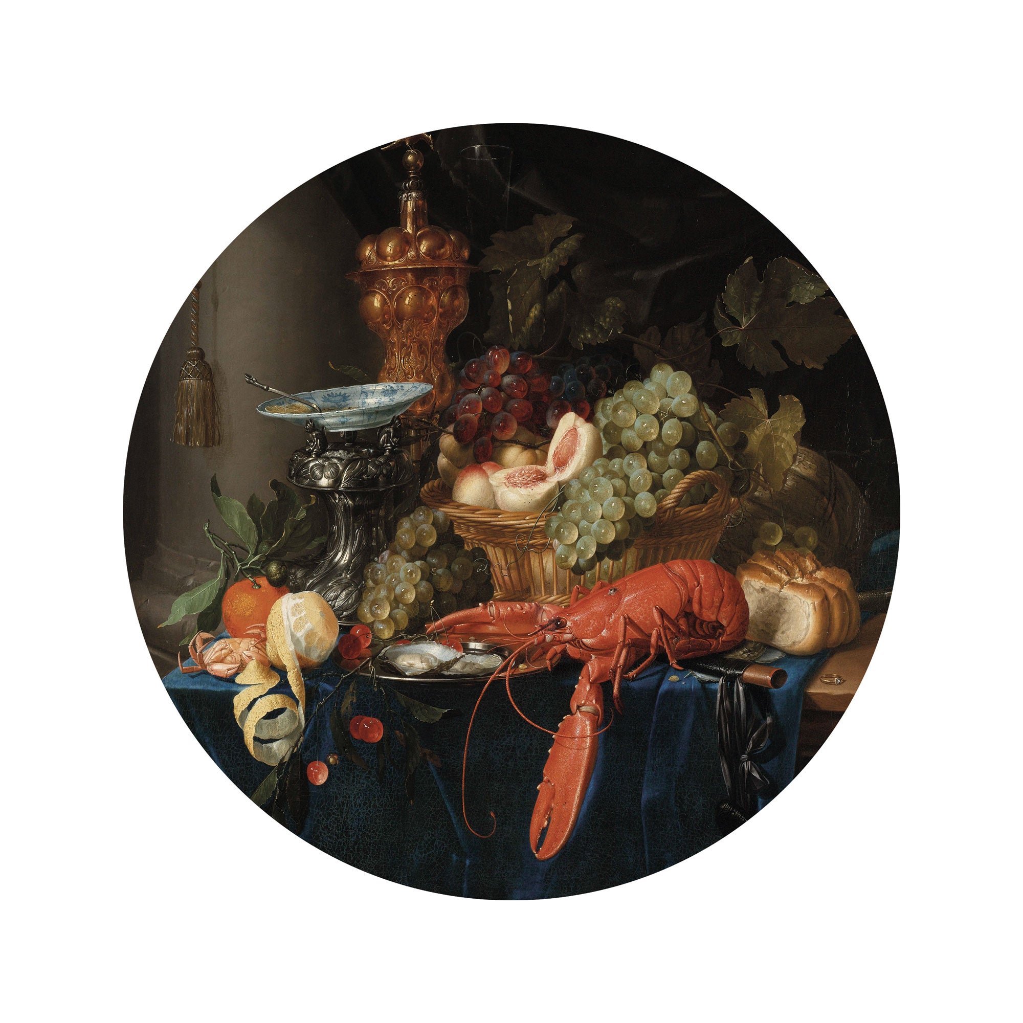 KEK Amsterdam Wallpaper Circle Lobster SC-014