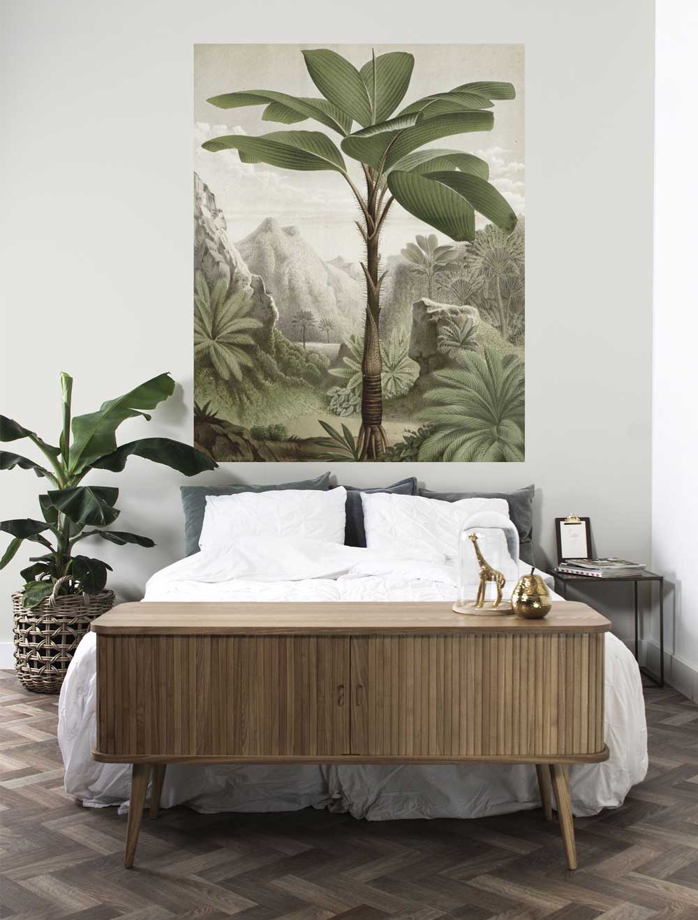 KEK Amsterdam Wallpaper Panel Banana Tree PA-010 Behang