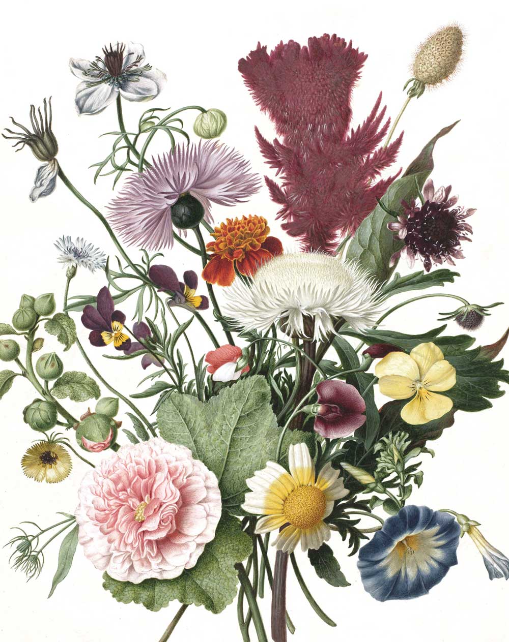 KEK Amsterdam Wallpaper Panel Wild Flowers PA-016 Behang