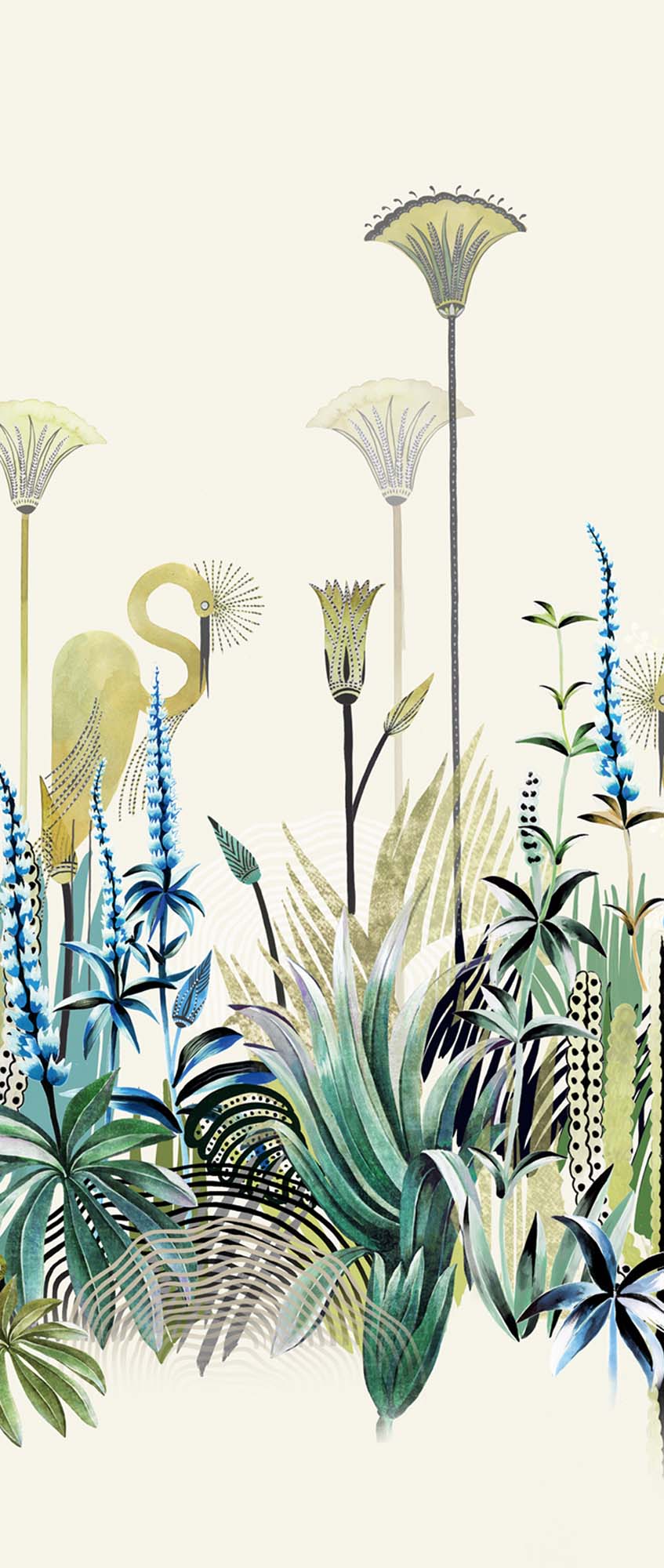 Khrôma Agathe Lush Amazon DGAGA1012 Behang