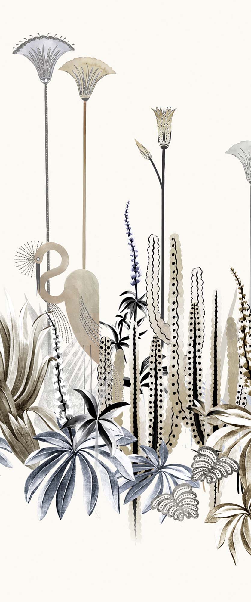 Khrôma Agathe Lush Taupe DGAGA1031 Behang