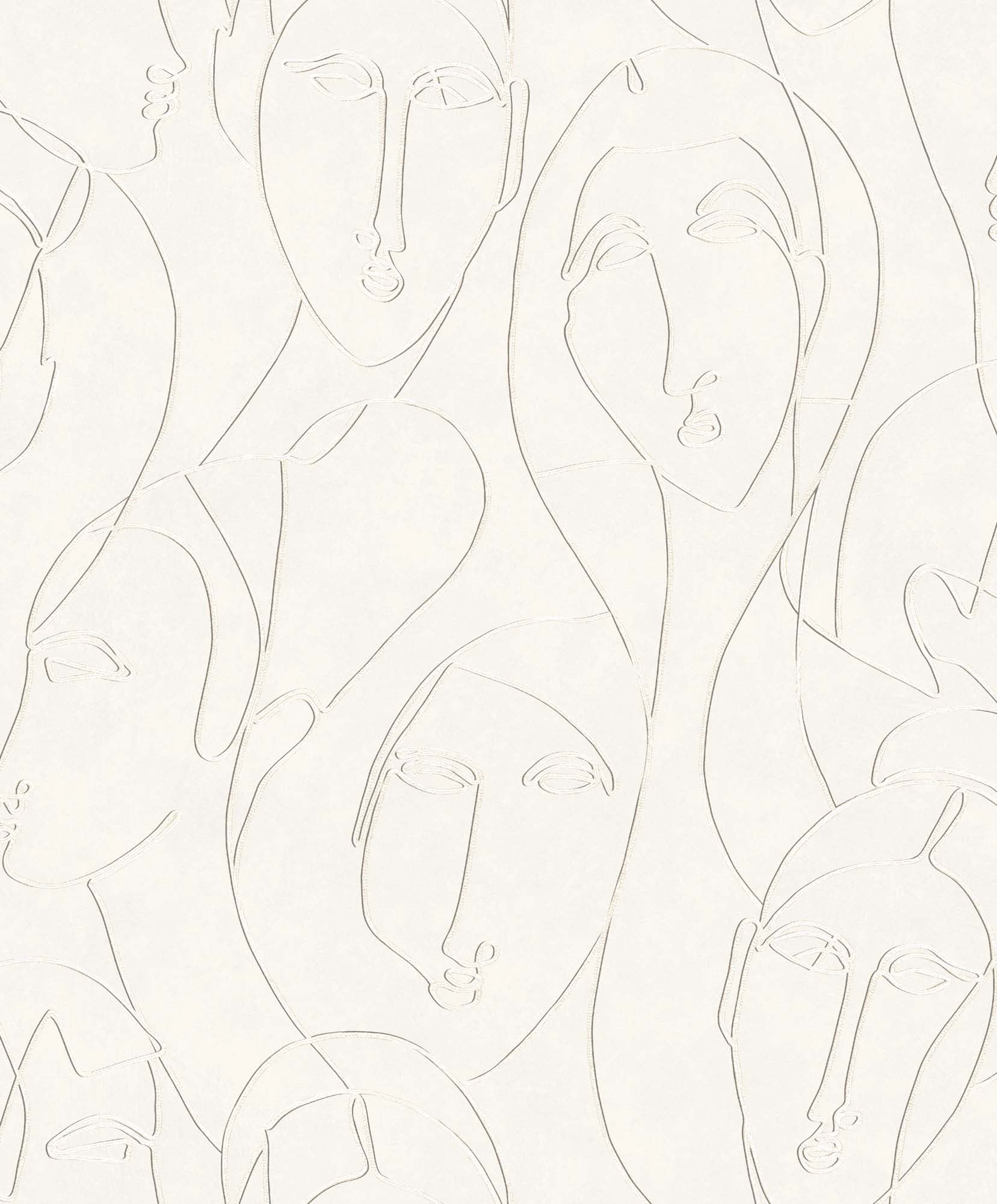 Khrôma Agathe Nefertiti Papyrus AGA501 Behang