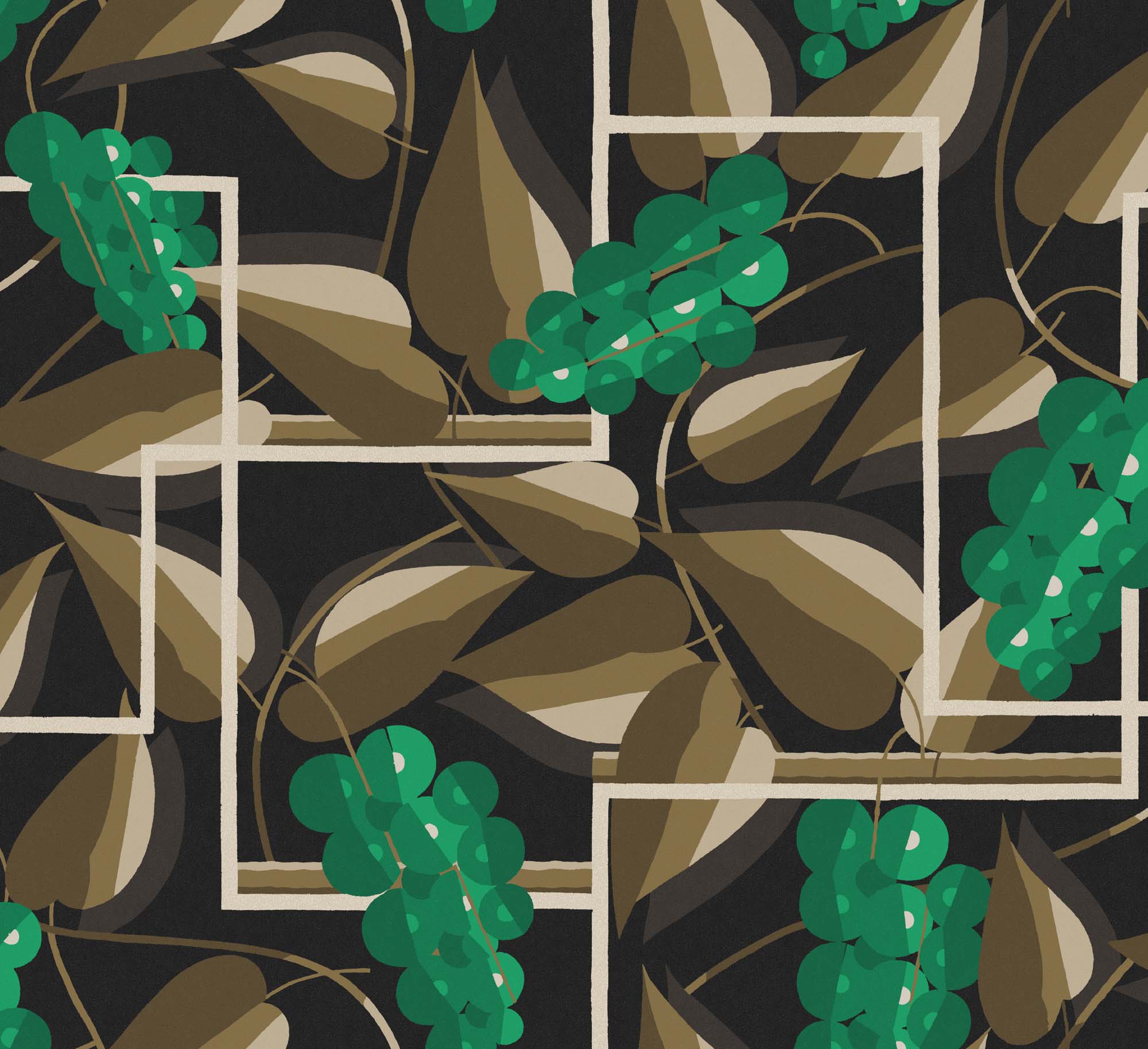 Khrôma Folies Christo Rust FOL301 Behang