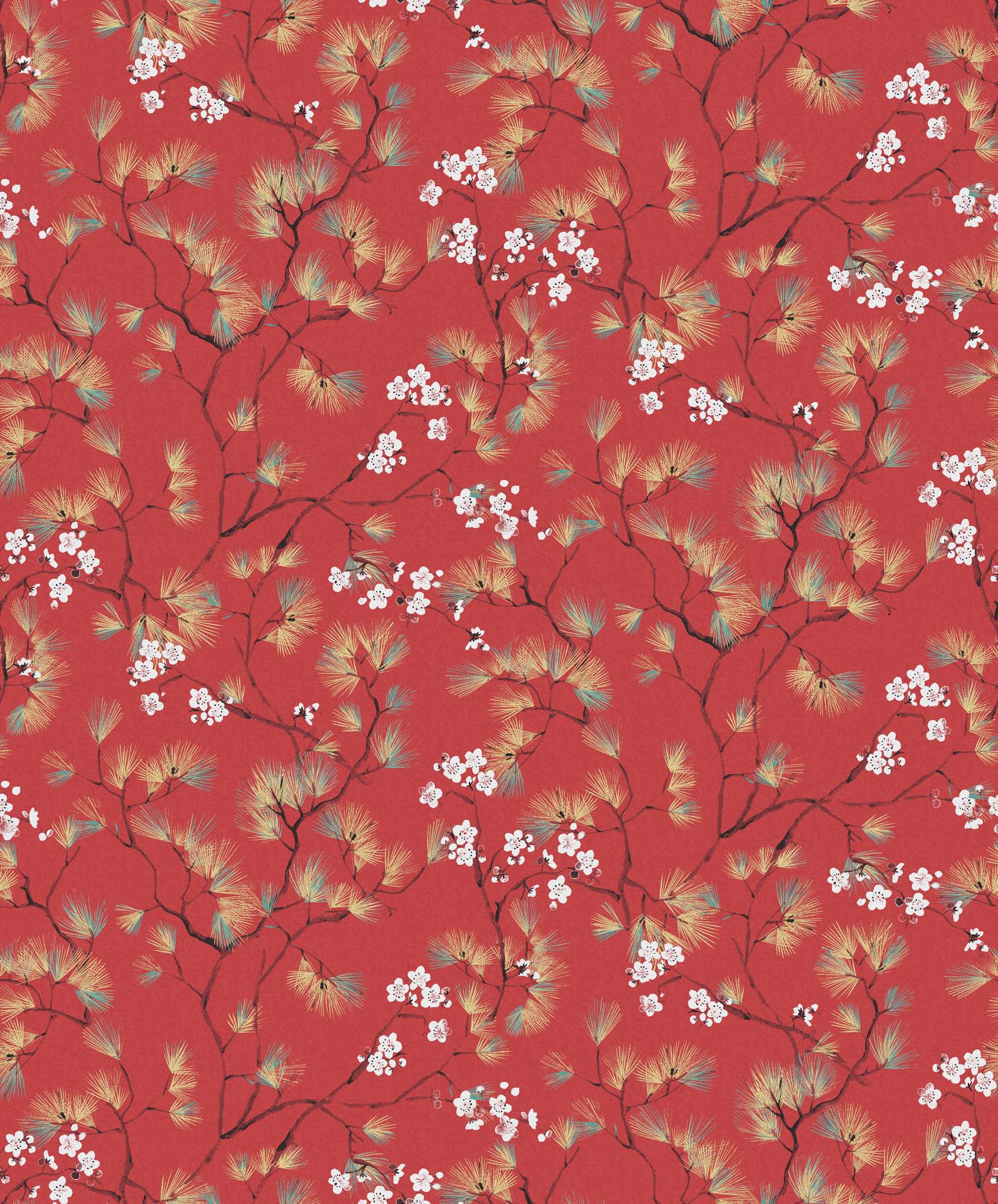 Khrôma Kimono Haru Oyster KIM107 Behang