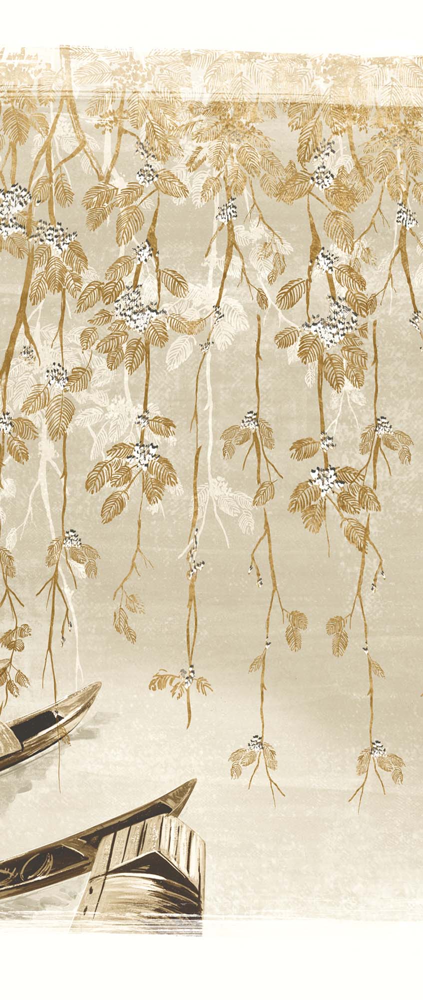 Khrôma Kimono River Mist DGKIM2023 Behang