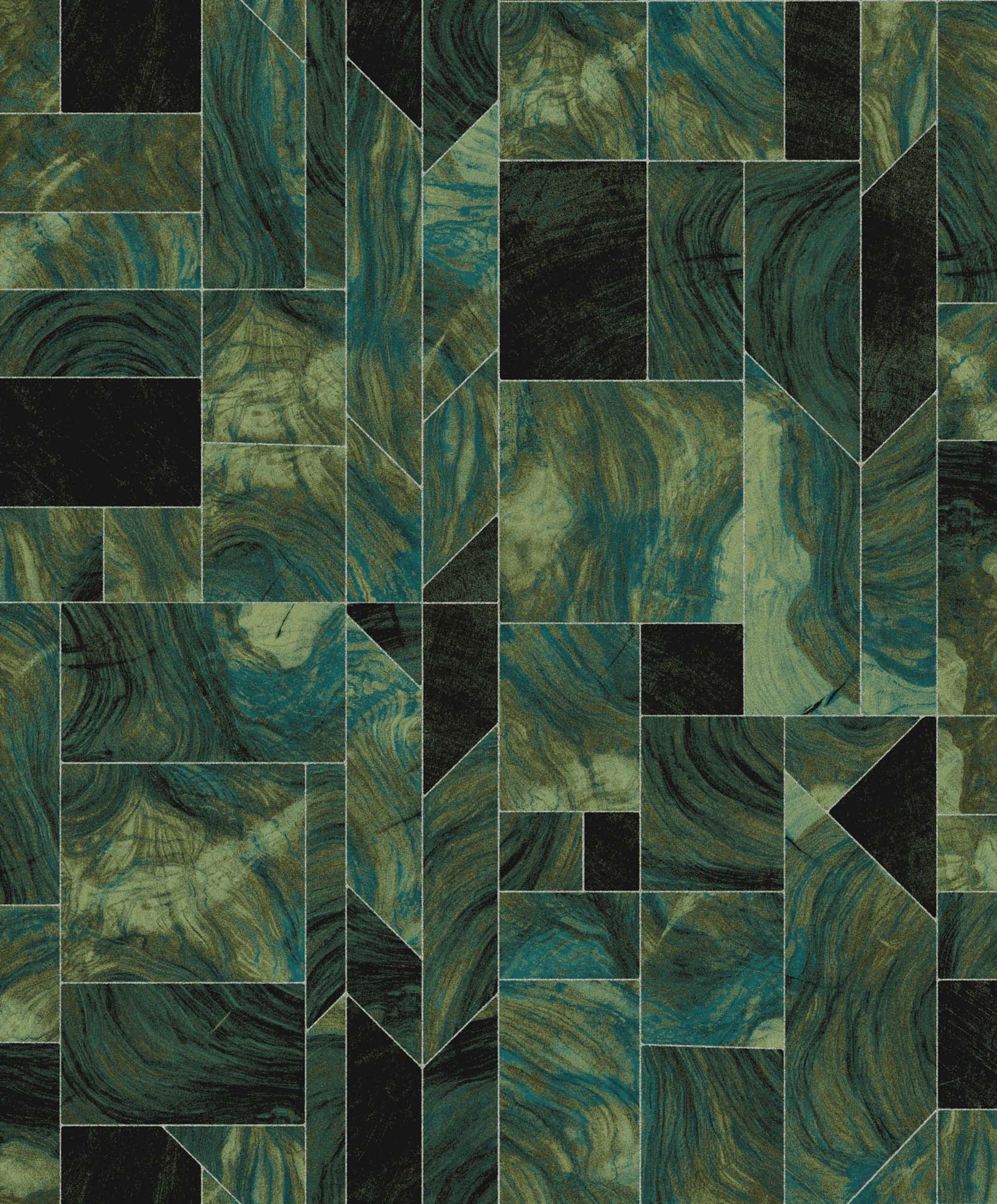 Khrôma Spirit of Nature Circum Emerald SPI702 Behang