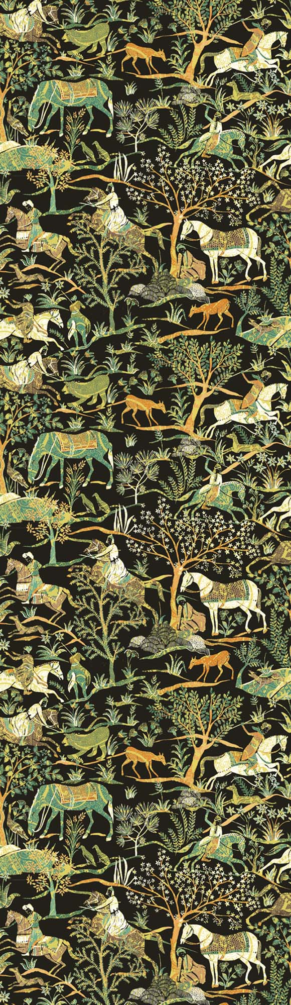 Khrôma Summer Marwari Teal DGSUM1032 Behang