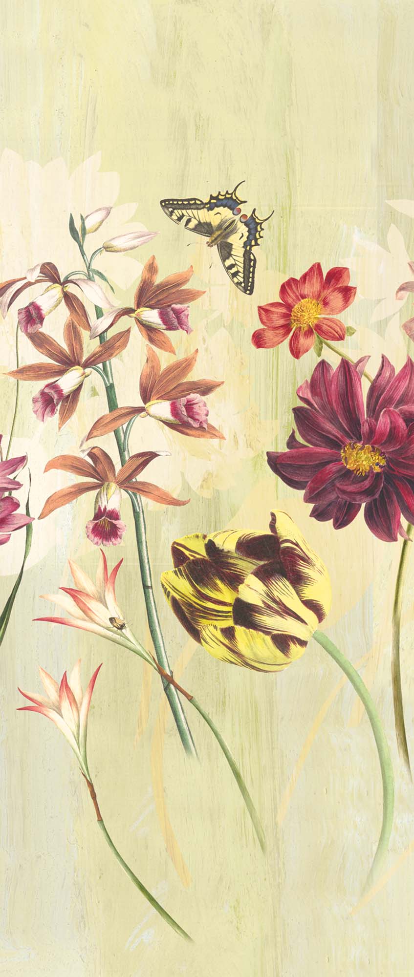 Khrôma Wall designs II Elise Linen DG2ELI1021 Behang