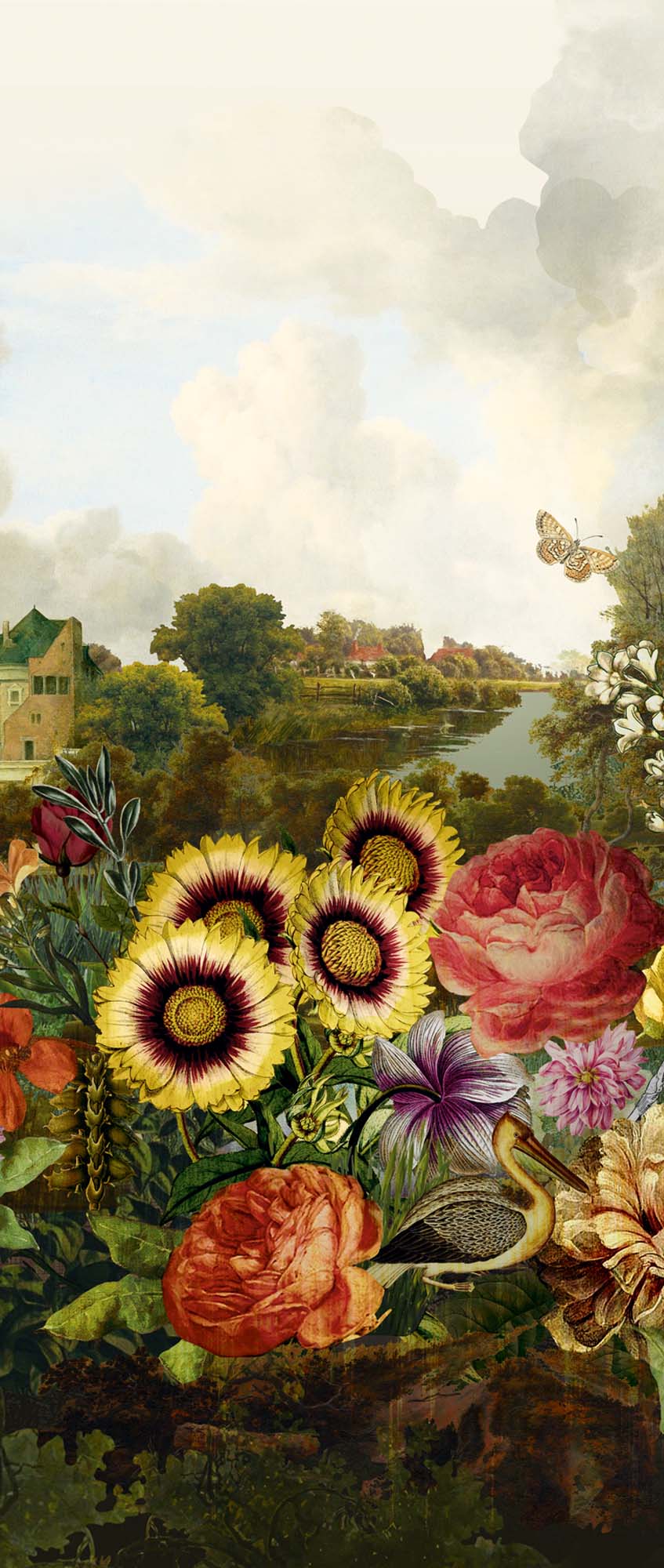 Khrôma Wall designs II Sissinghurst Honey DGKEN2021 Behang