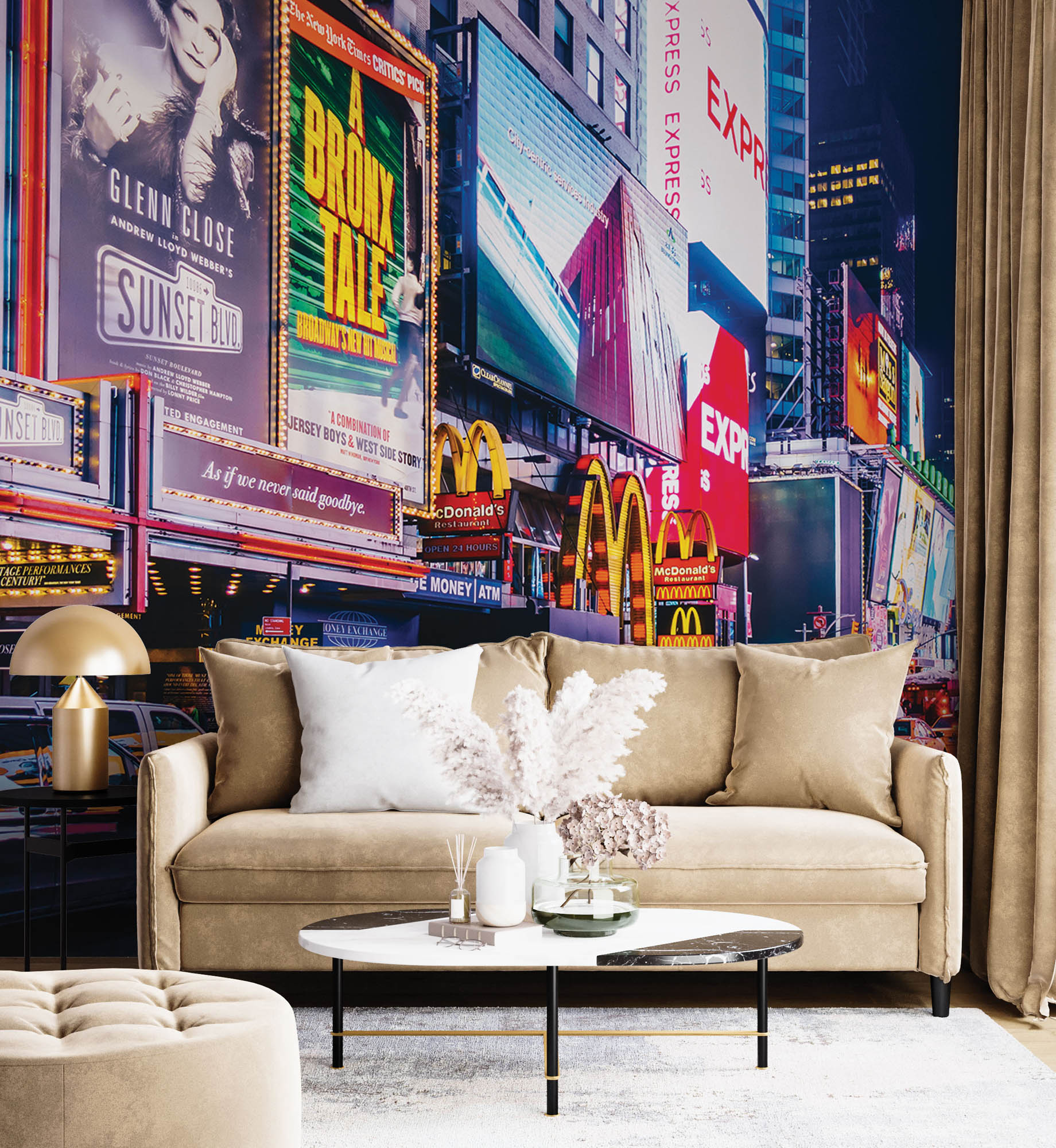 Kleurrijk Broadway - LW00332 Fotobehang