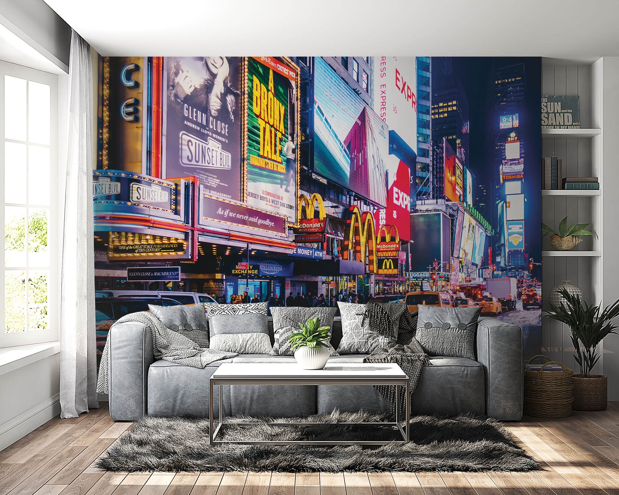 Kleurrijk Broadway - LW00332 Fotobehang