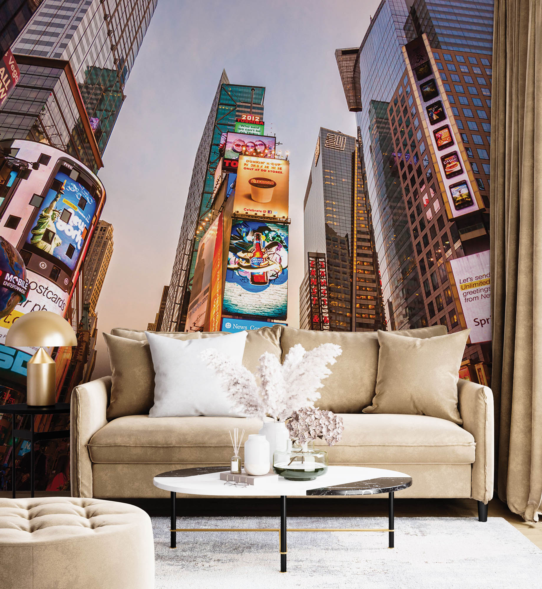 Kleurrijk Times Square - LW00313 Fotobehang