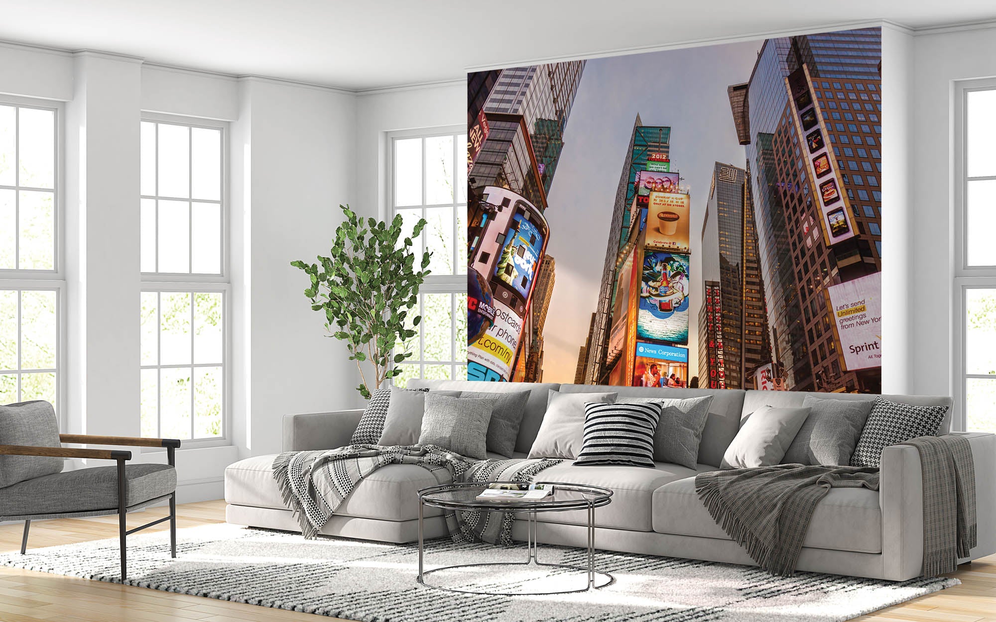 Kleurrijk Times Square - LW00313 Fotobehang