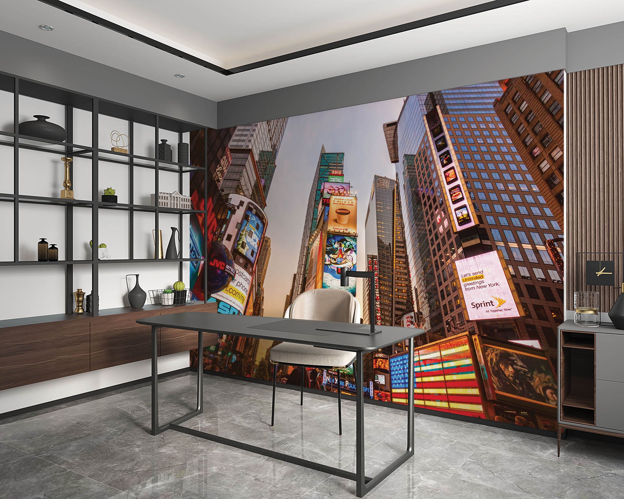 Kleurrijk Times Square - LW00313 Fotobehang