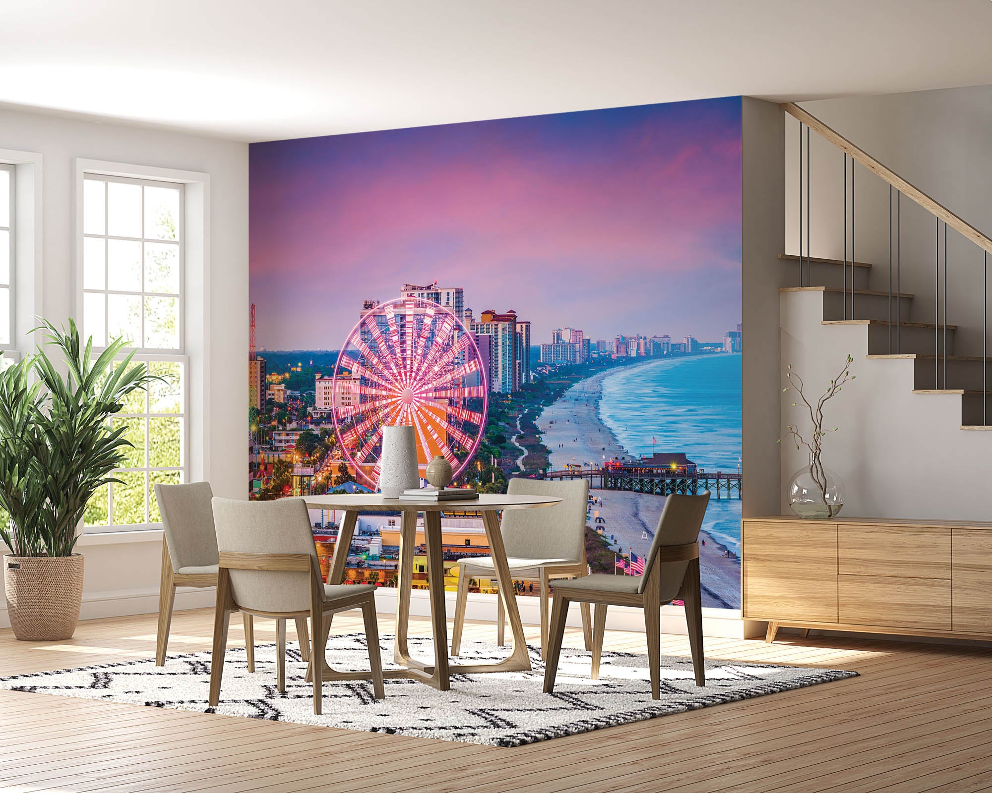 Kleurrijke Kust Amerika - LW00374 Fotobehang