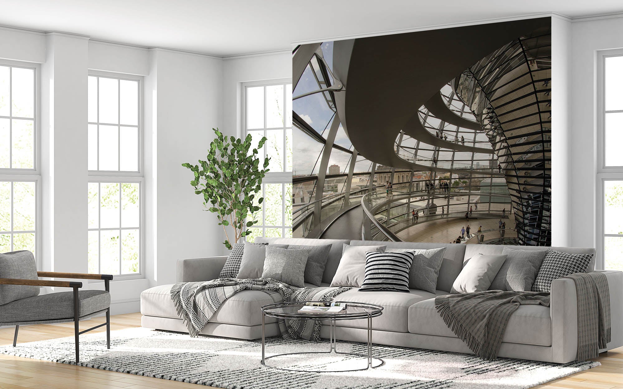 Koepel Rijksdaggebouw- LW00010 Fotobehang