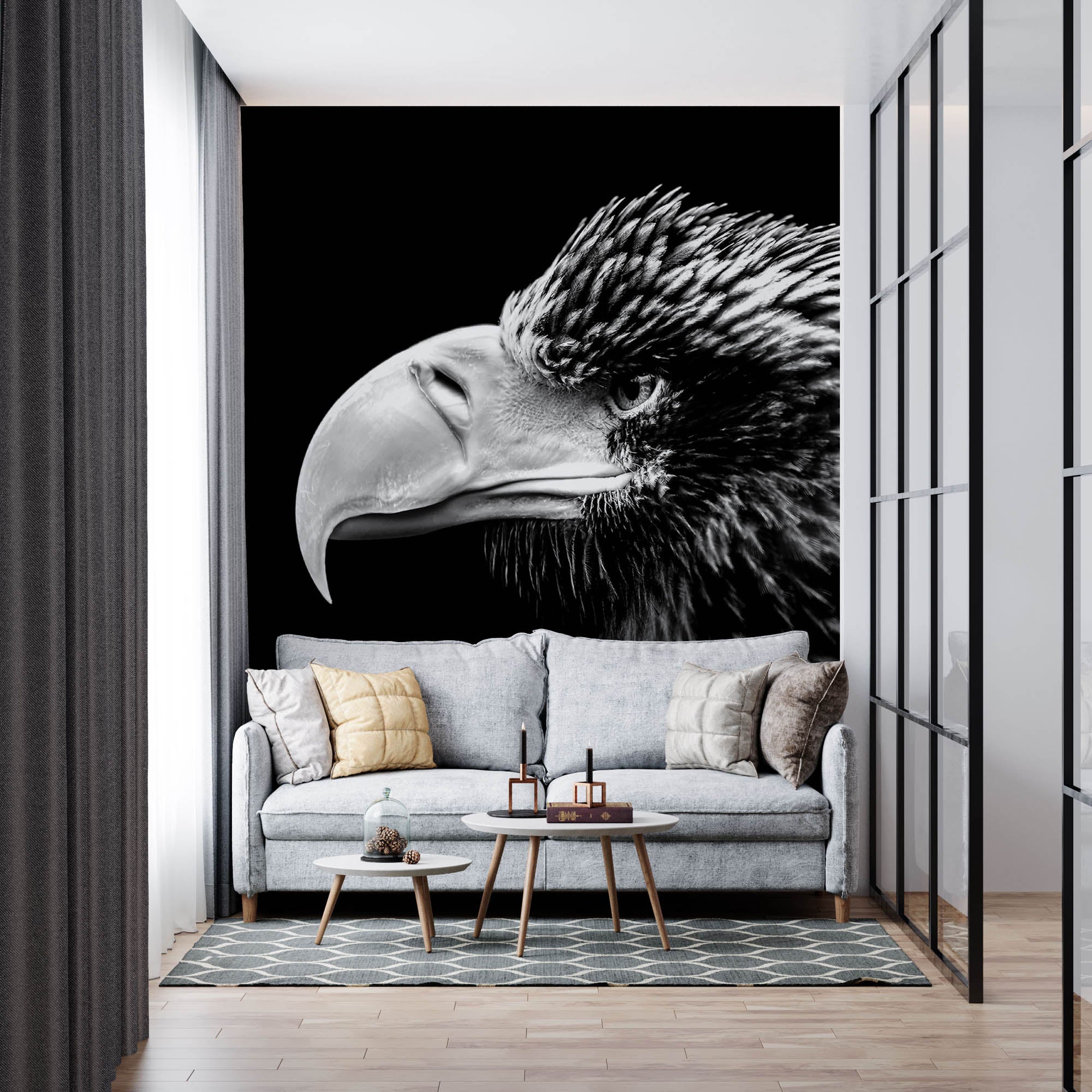 Kop van zeearend - LW00244 Fotobehang