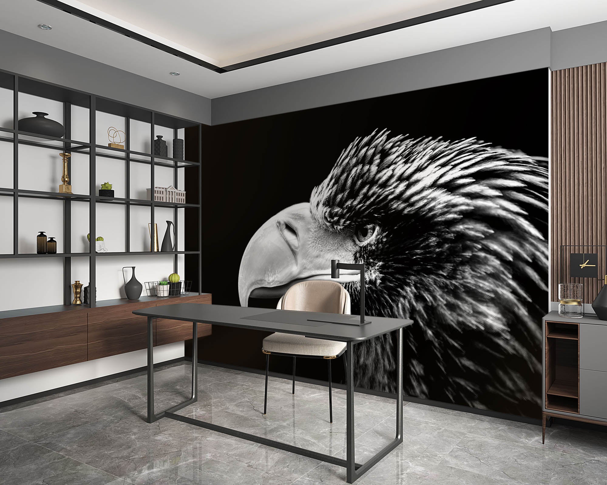 Kop van zeearend - LW00244 Fotobehang