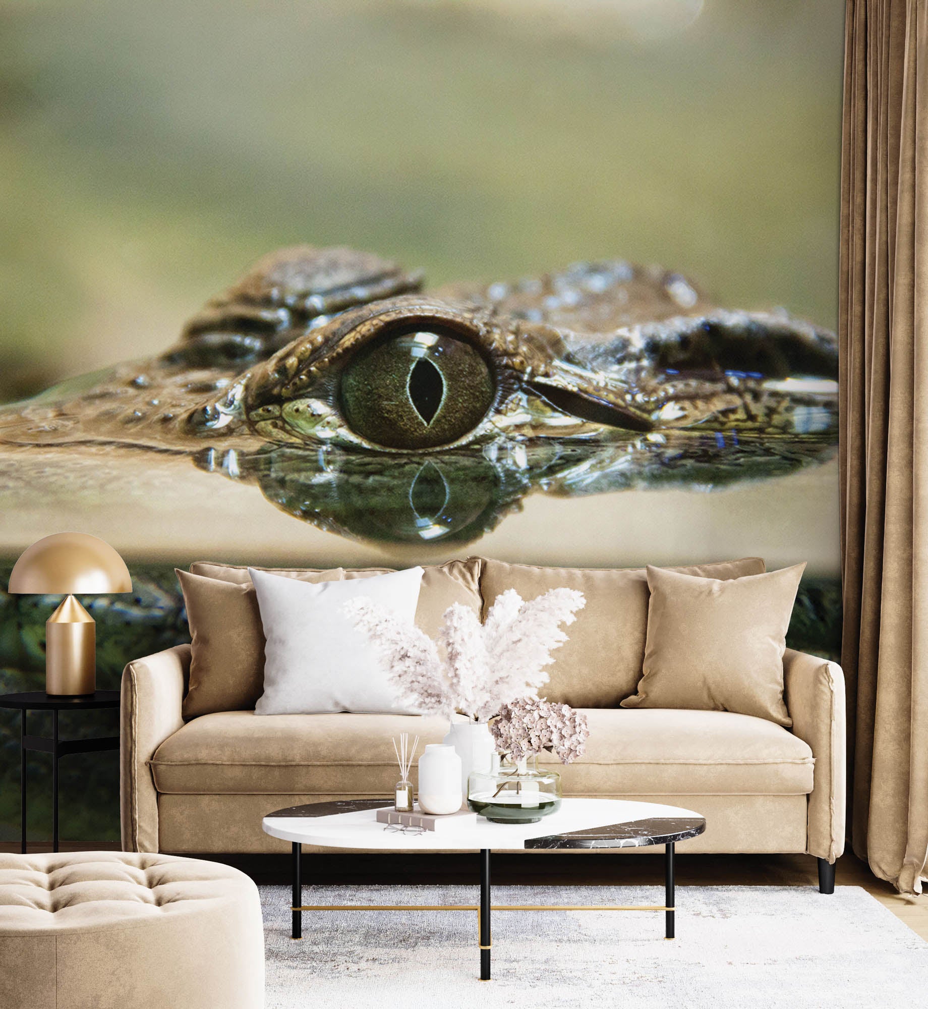 Krokodil - LW00155 Fotobehang