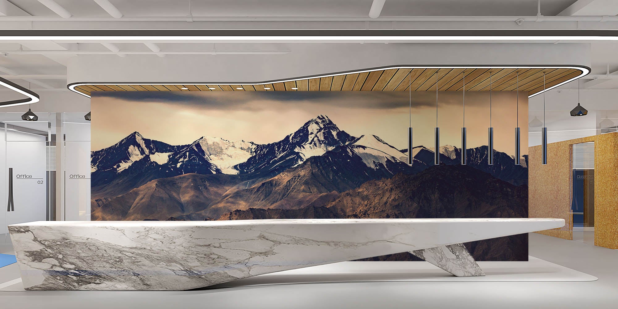 Ladakh berg  - LW00139 Fotobehang