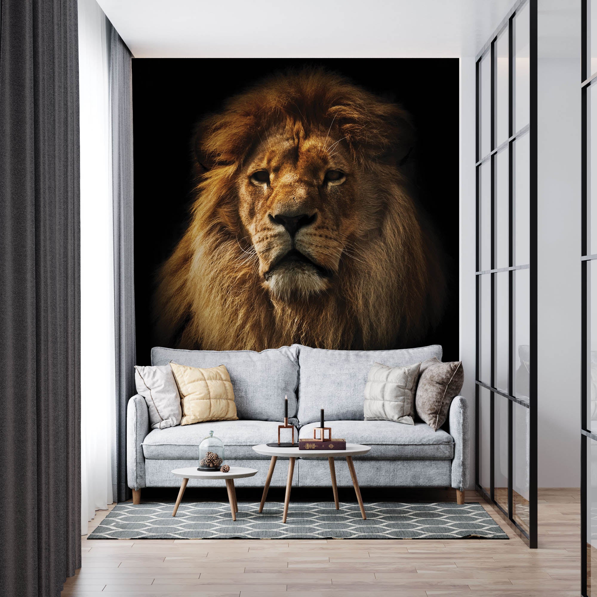 Leeuw - LW00158 Fotobehang