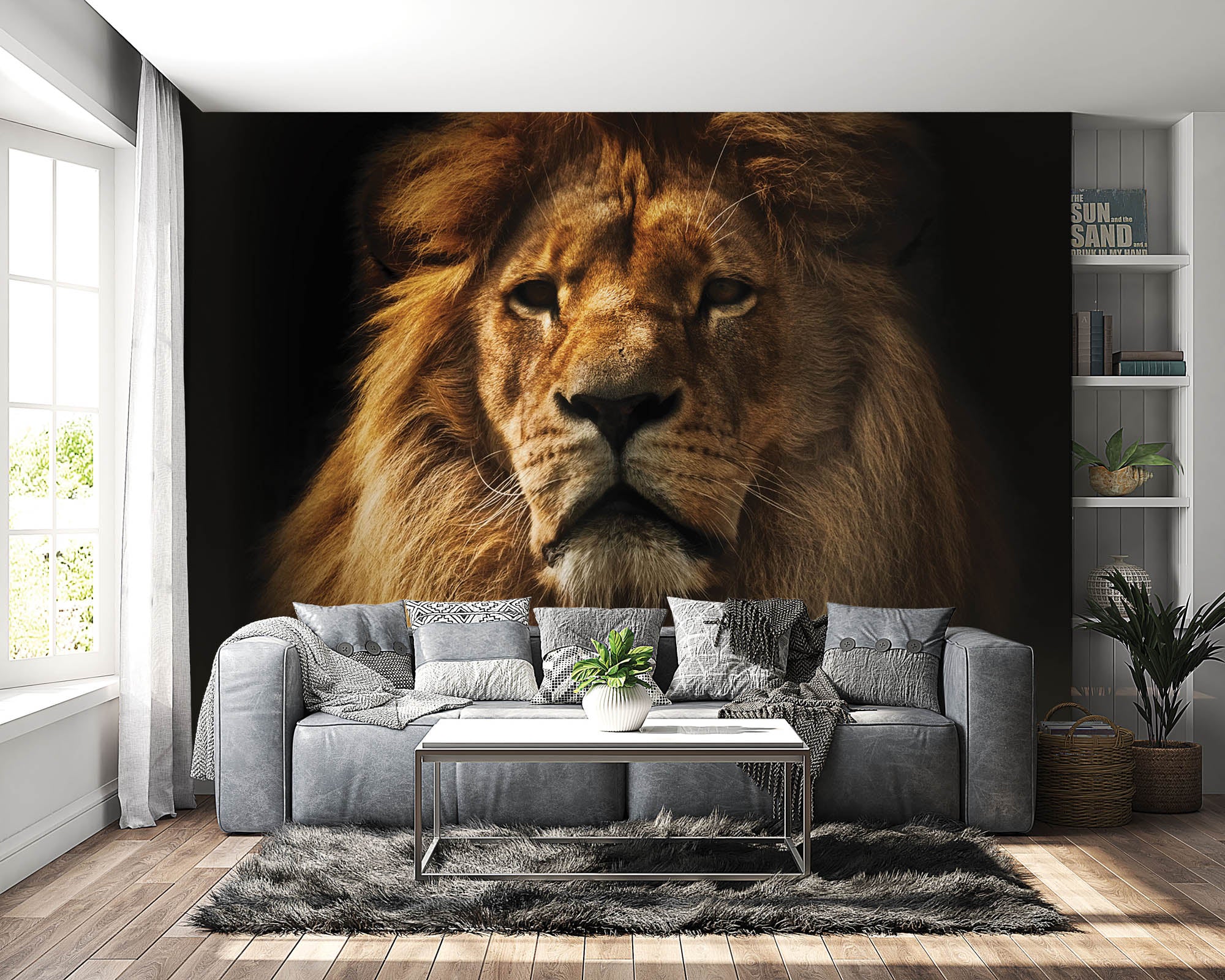 Leeuw - LW00158 Fotobehang