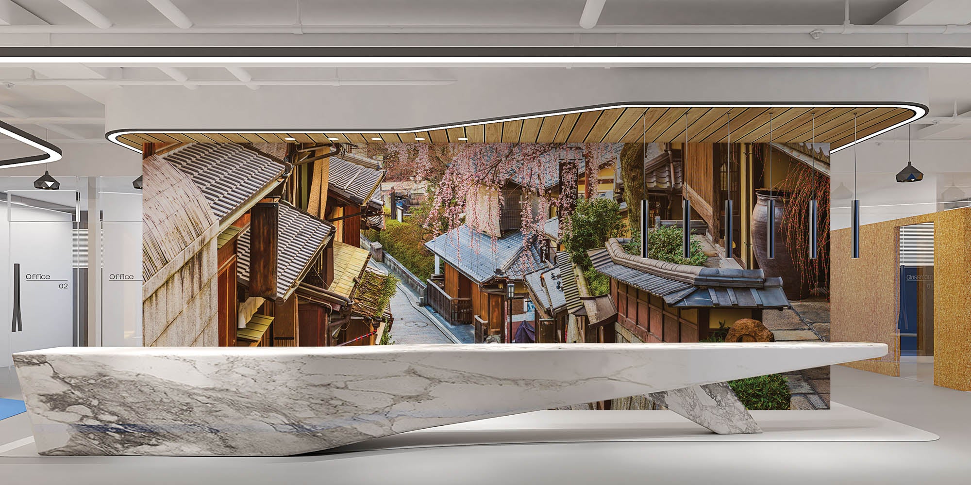 Lente in Kyoto - LW00080 Fotobehang