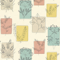 Little Green 50S Line Wallpapers Herbes Cocktail