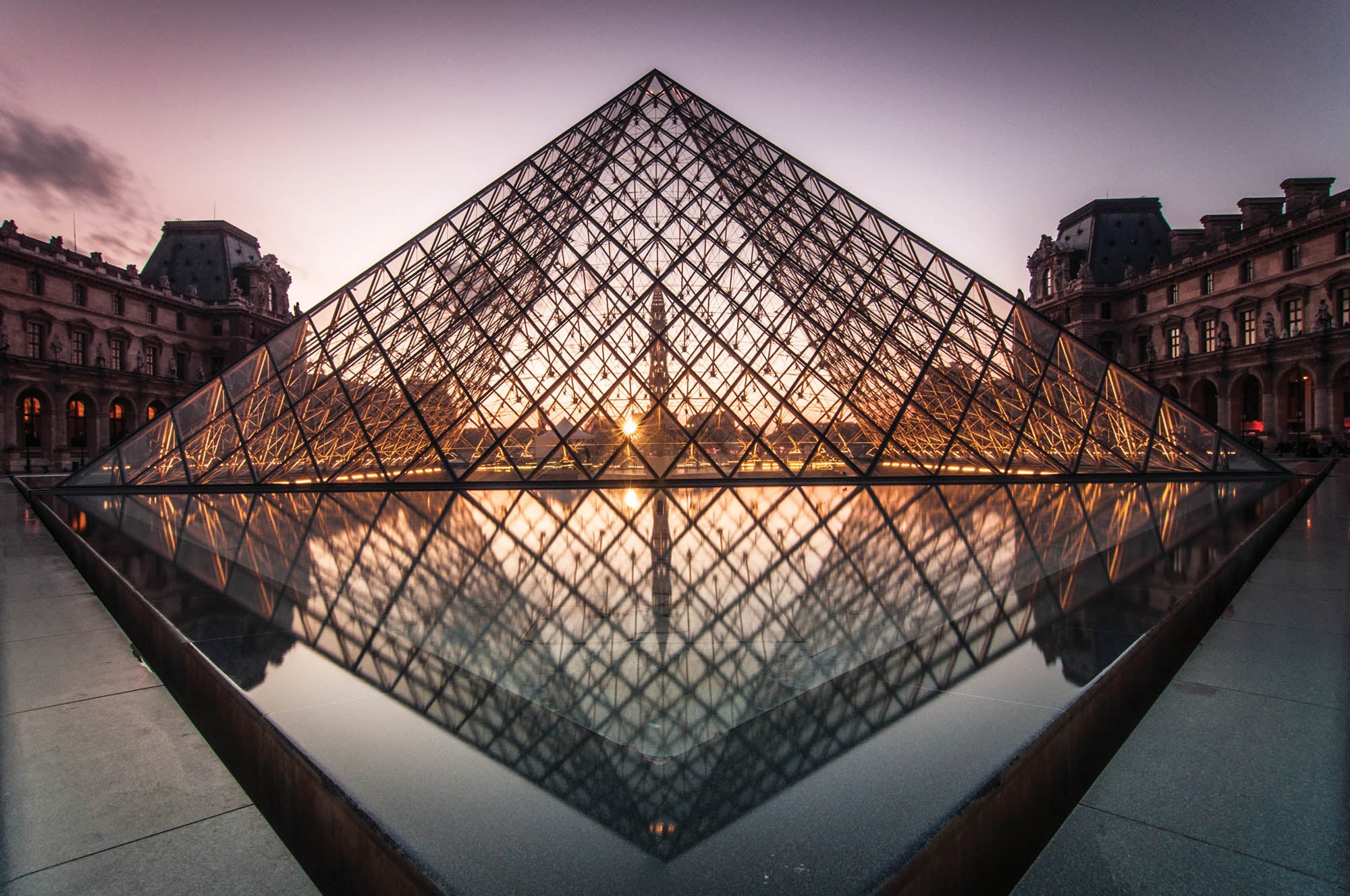 Louvre in Parijs - LW00012 Fotobehang