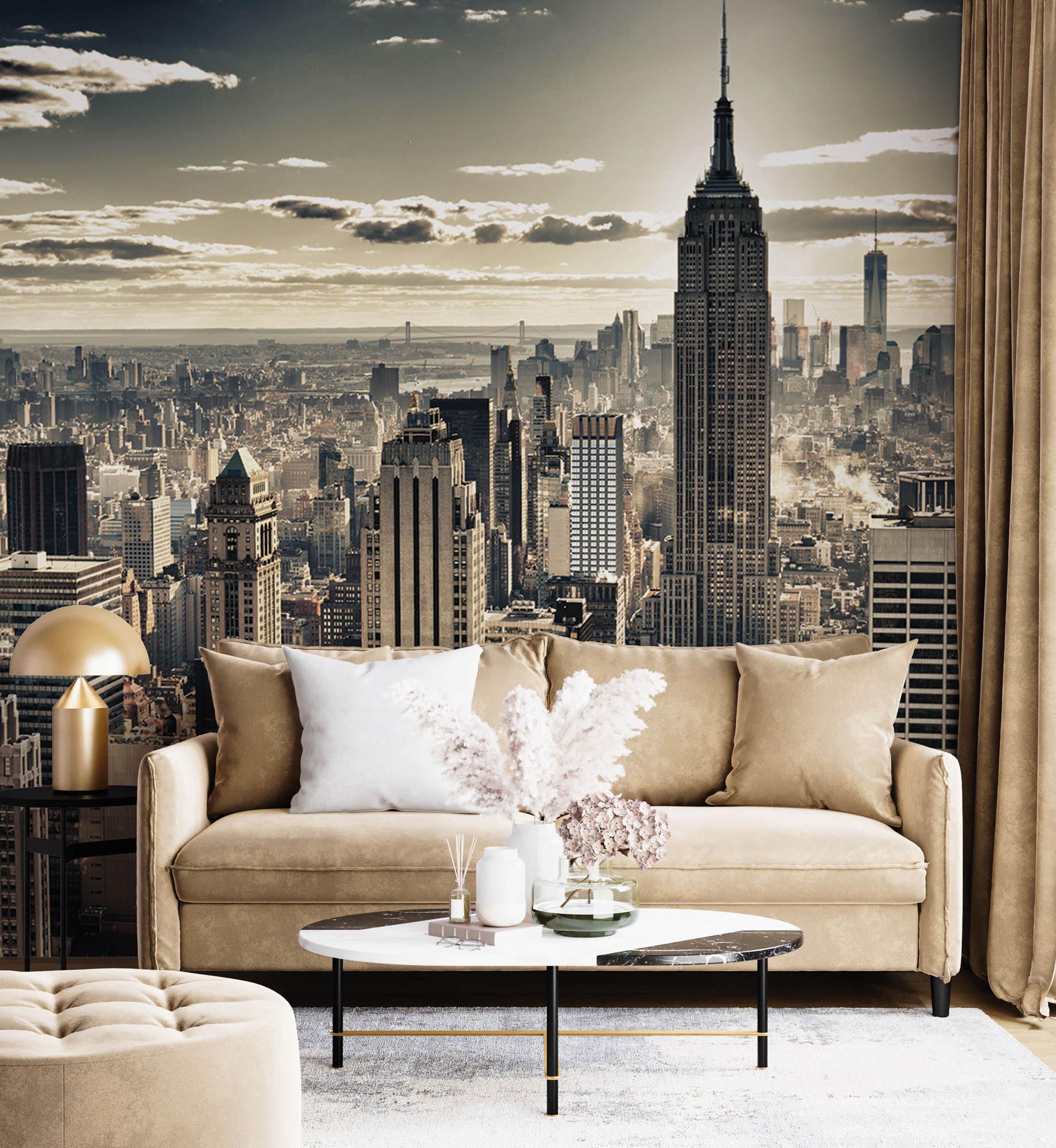 Luchtfoto New York City - LW00330 Fotobehang