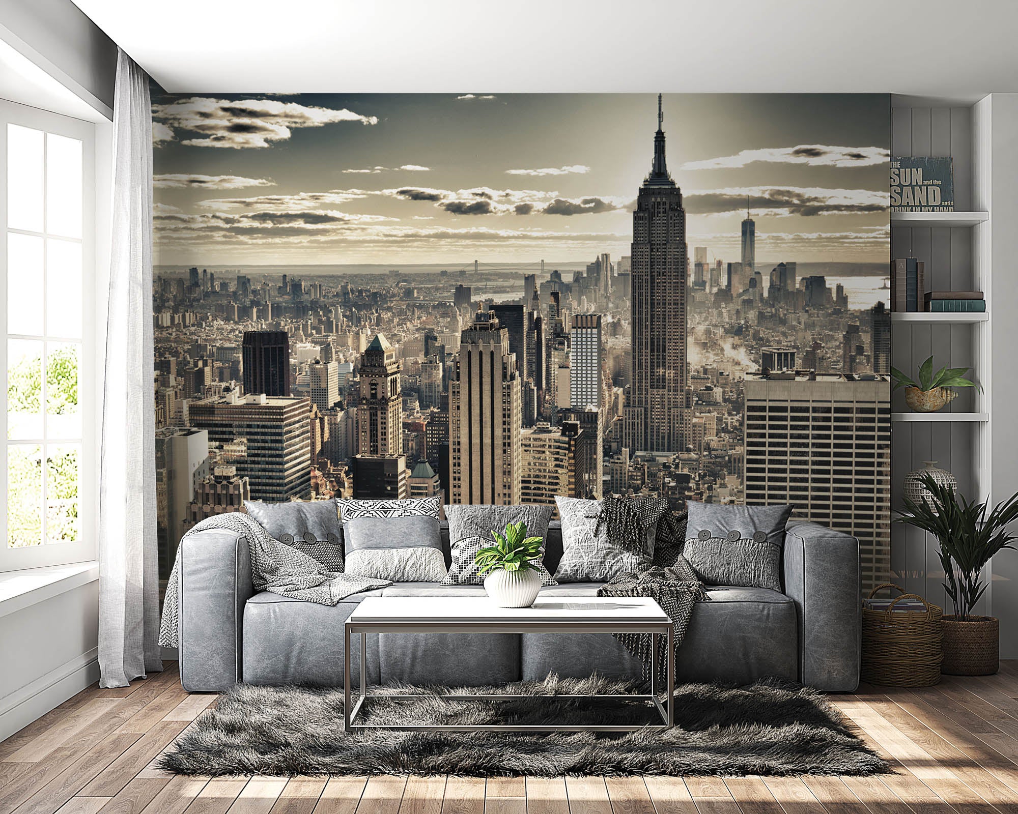 Luchtfoto New York City - LW00330 Fotobehang